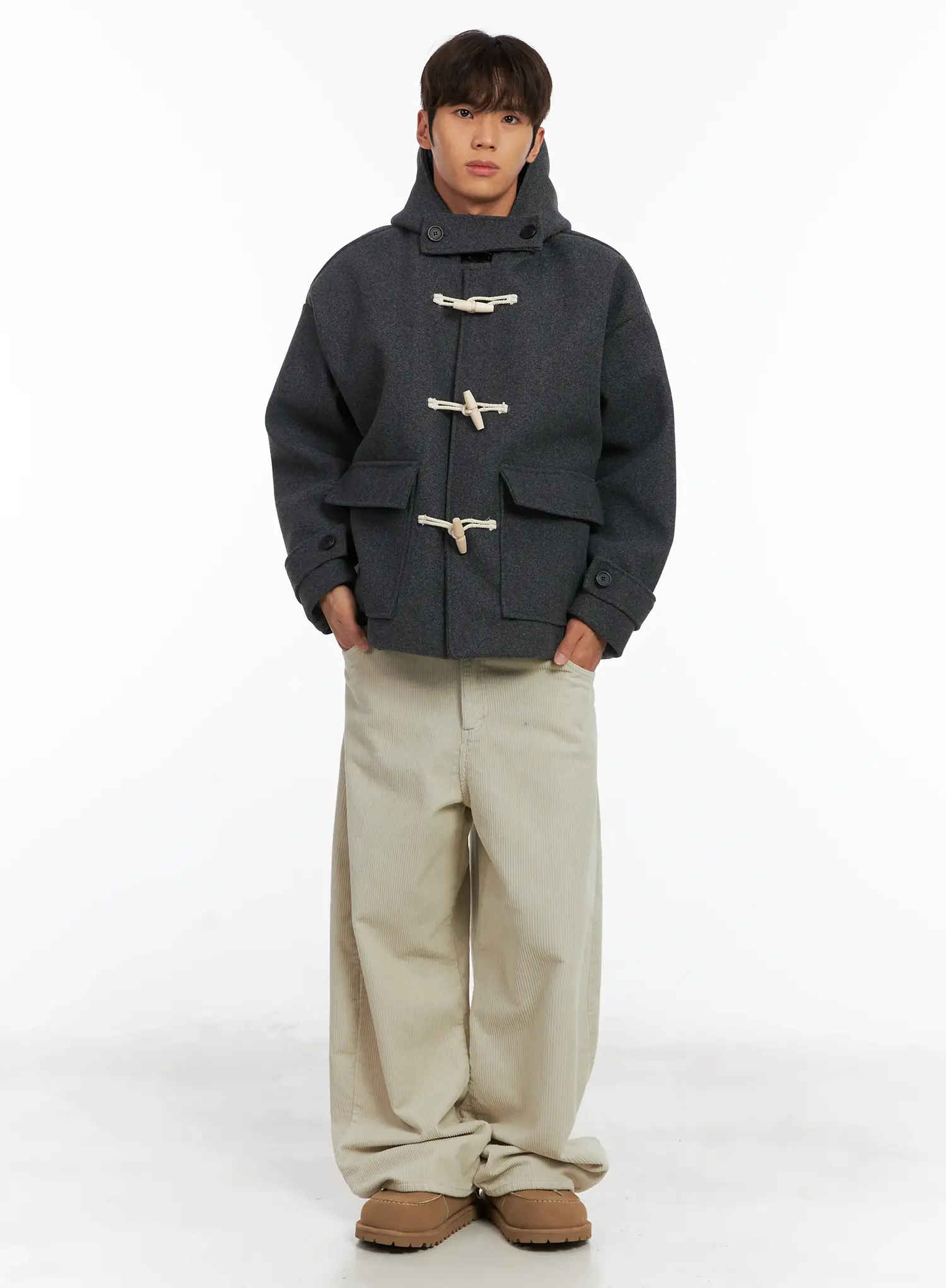 Men's Half Duffle Coat ID511 - Image 8