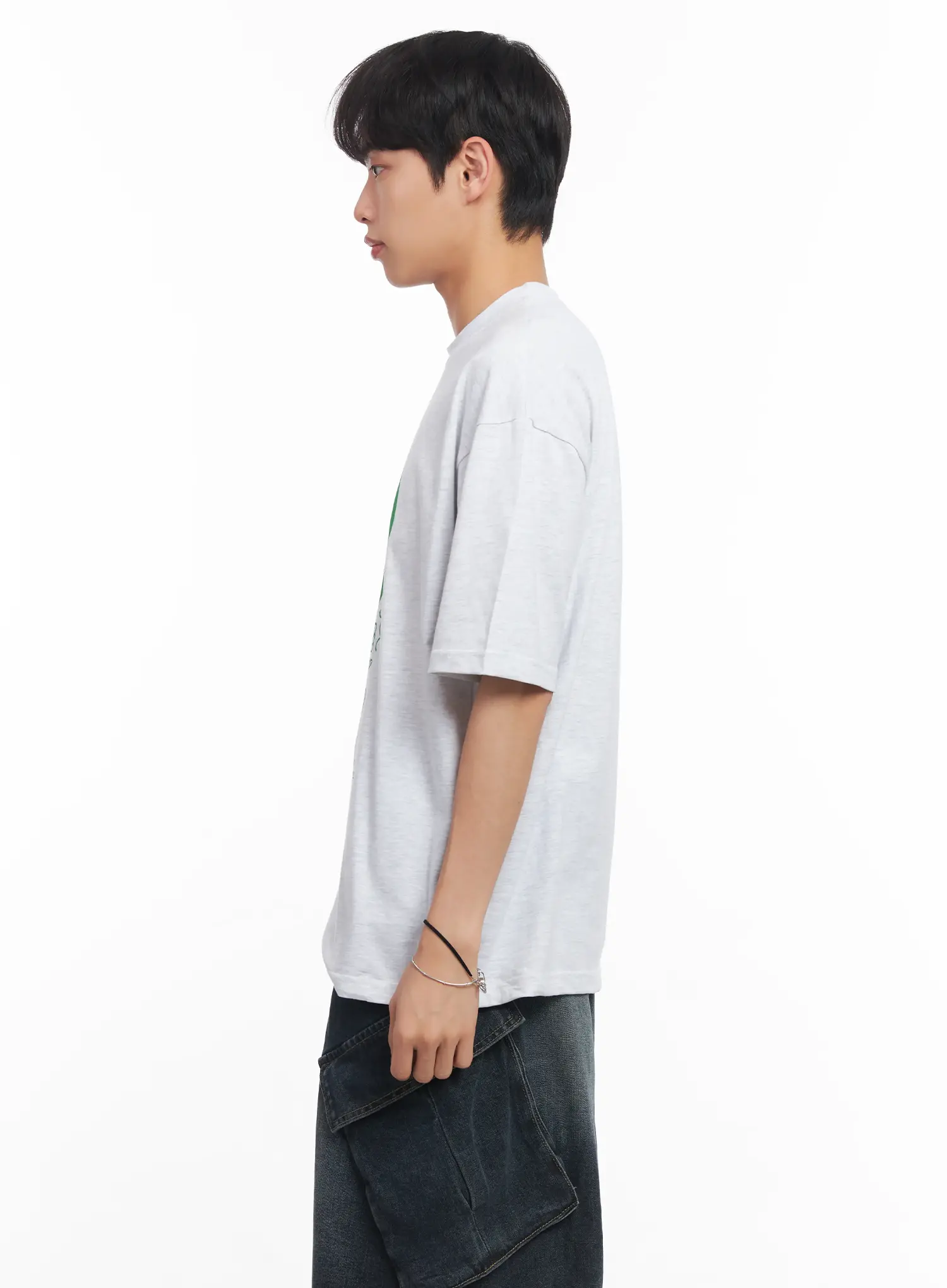 Men's Heart Graphic T-Shirt IU519 - Image 6