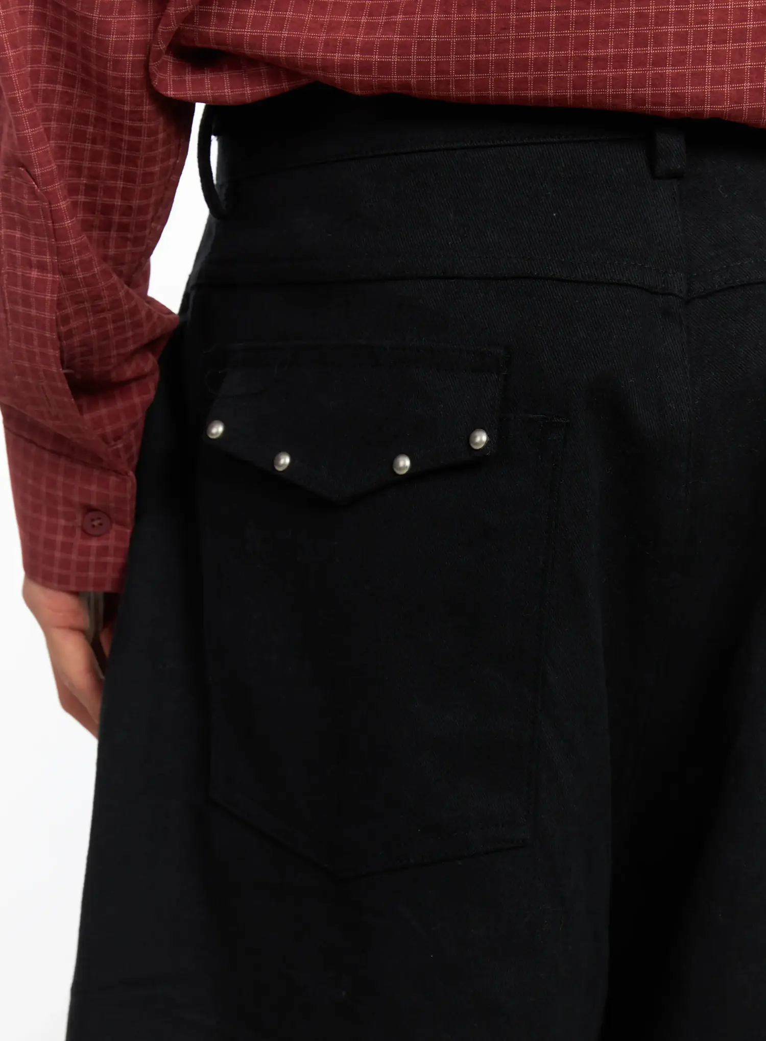 Men's Heart Stud Wide Leg Jeans IJ514 - Image 8