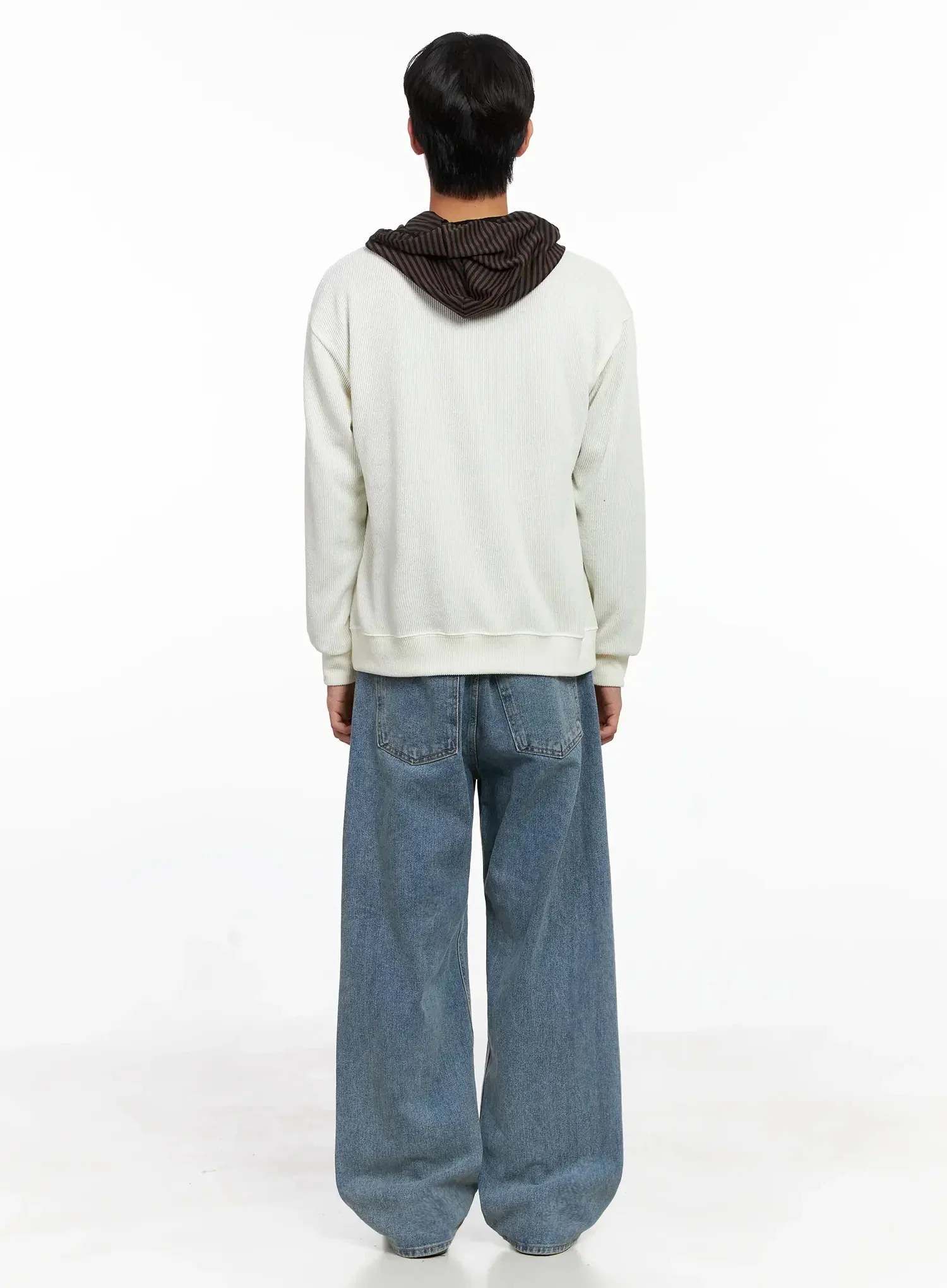 Men's Henley Neck Sweatshirts IO517 - Image 7