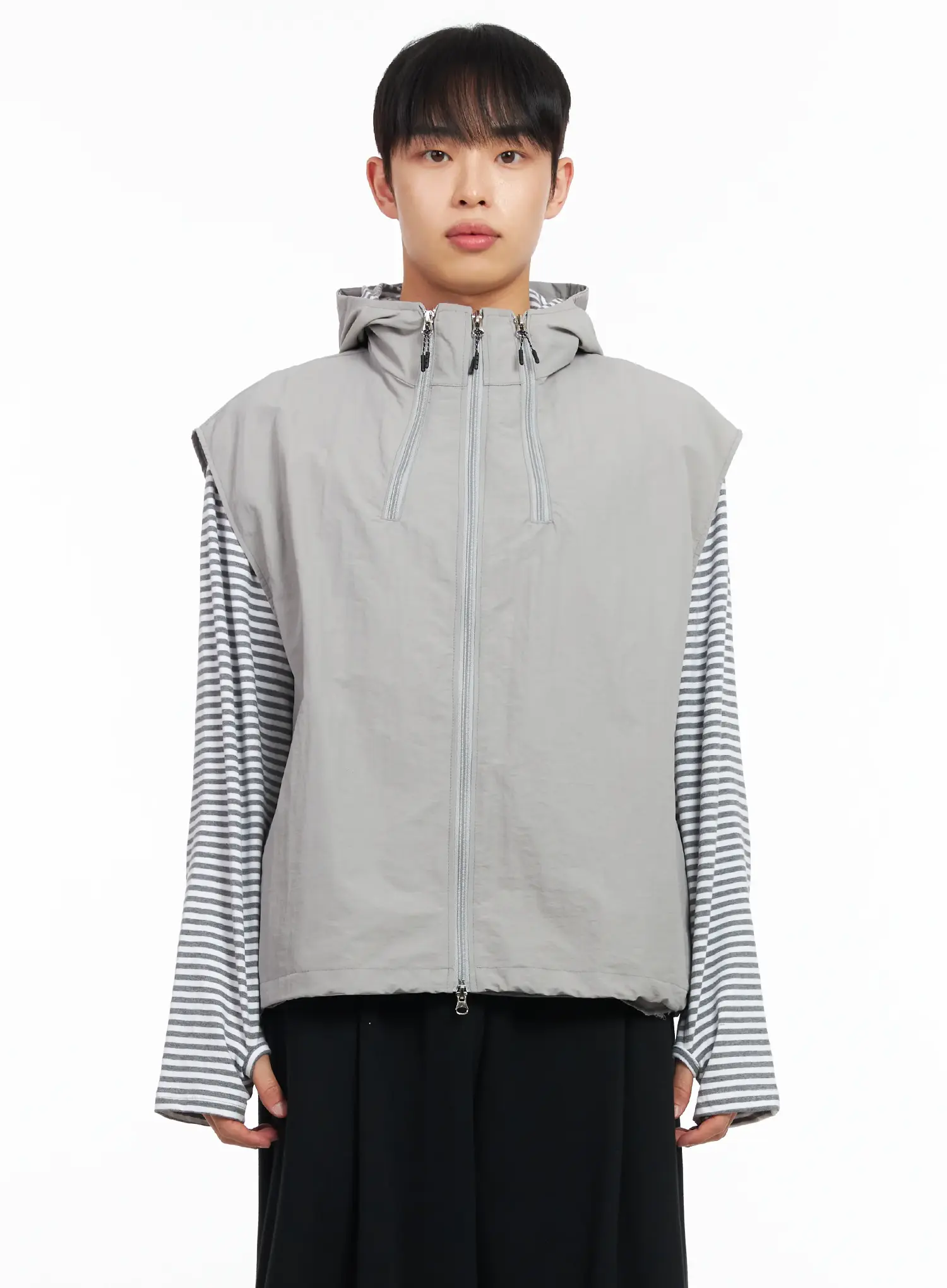 Men's Hooded Vest IM516 - Image 10