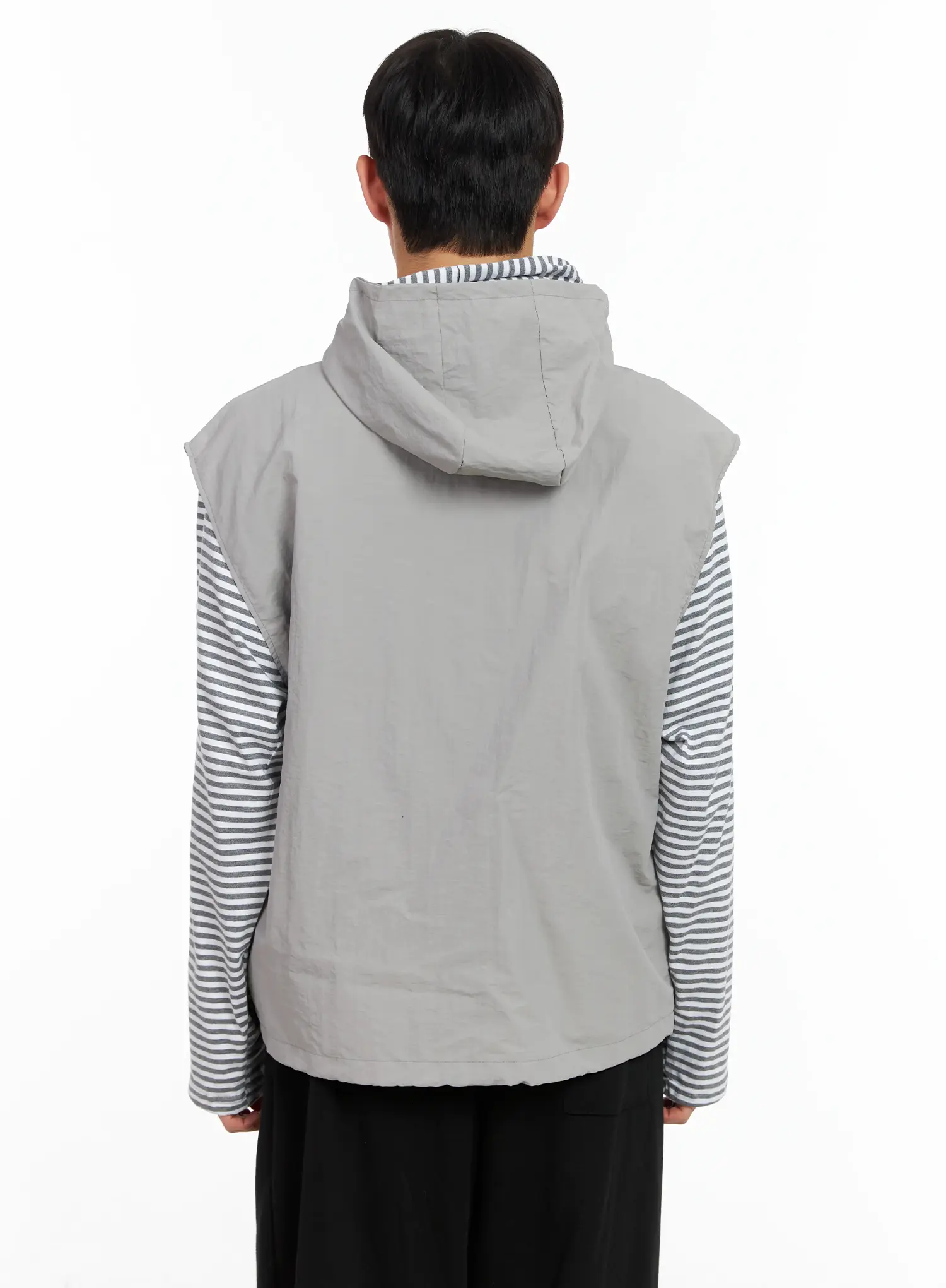 Men's Hooded Vest IM516 - Image 6