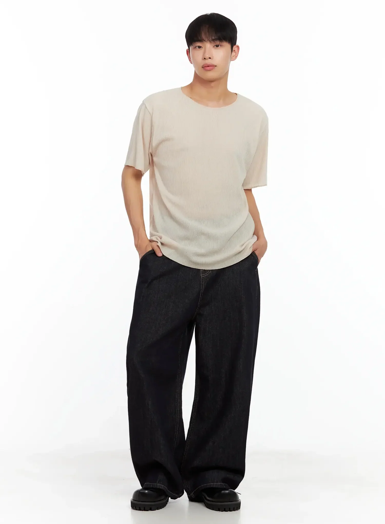 Men's Knit Short-Sleeve Tee IL516 - Image 6