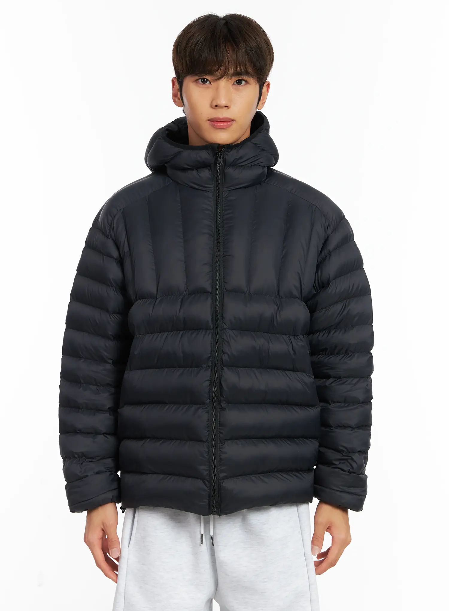 Men's Lightweight Hooded Puffer Jacket ID511 - Image 11
