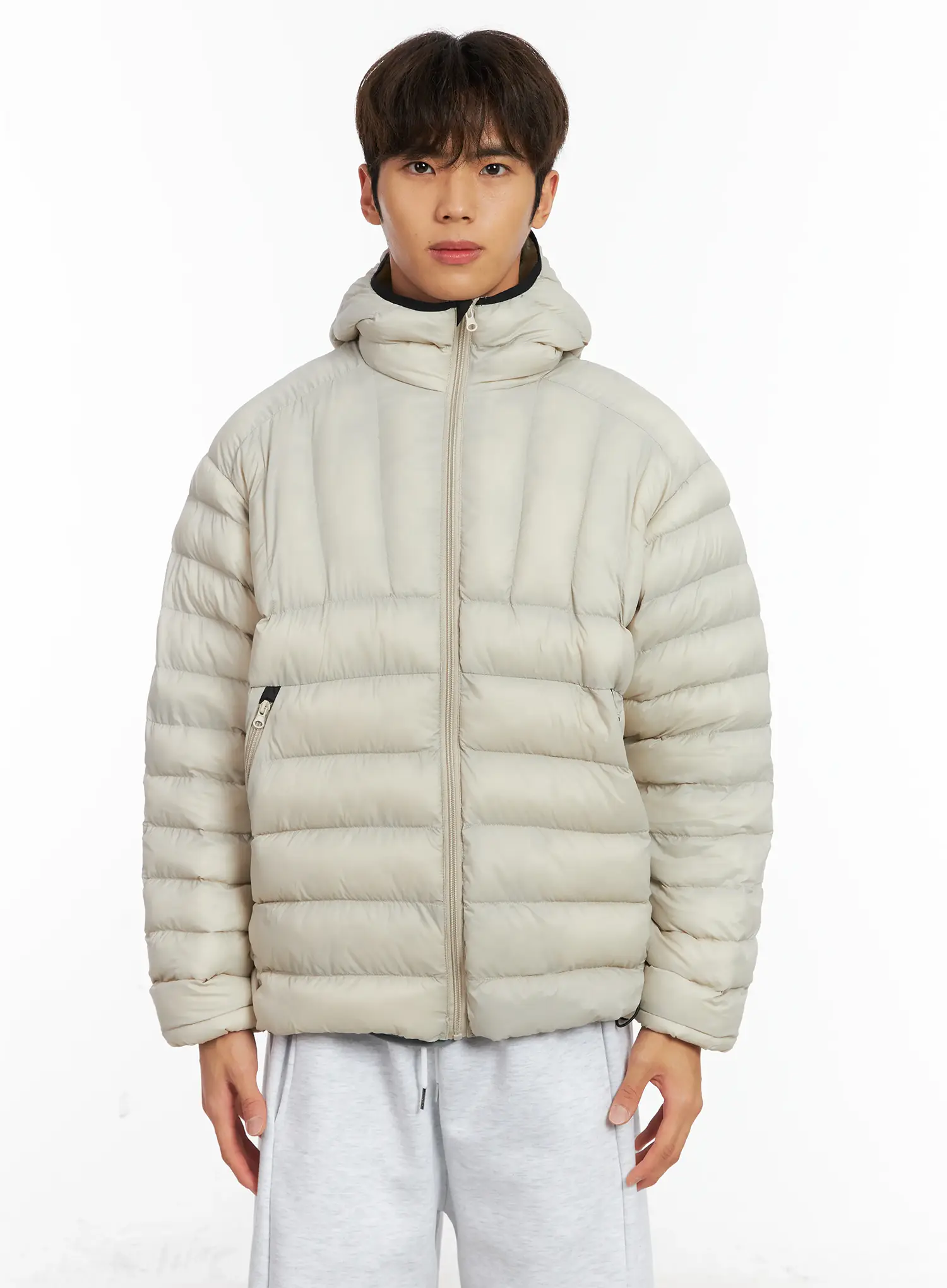 Men's Lightweight Hooded Puffer Jacket ID511 - Image 14