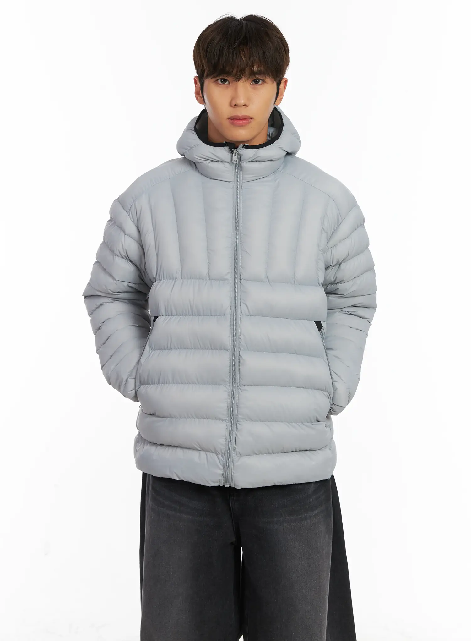 Men's Lightweight Hooded Puffer Jacket ID511 - Image 6