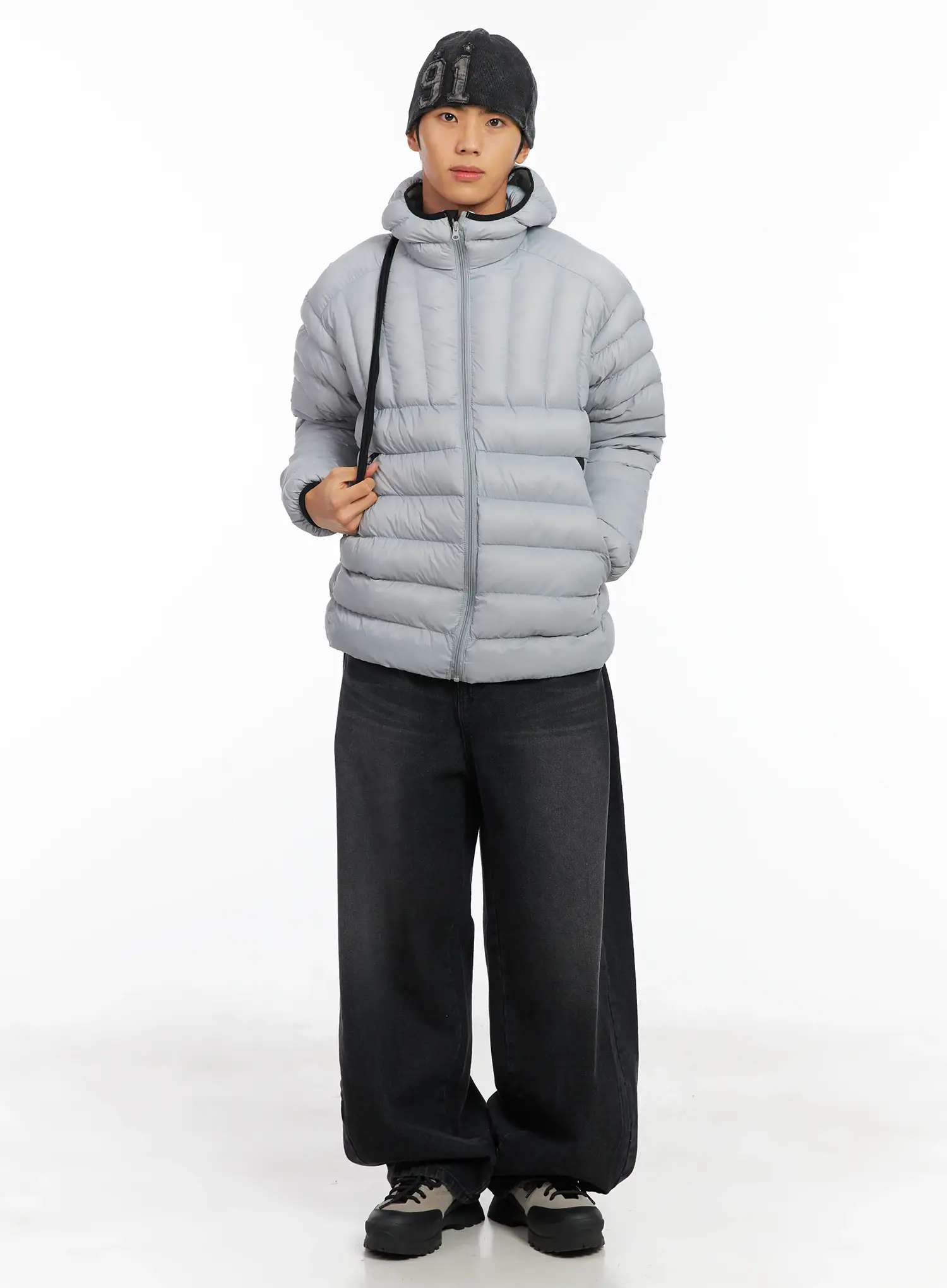 Men's Lightweight Hooded Puffer Jacket ID511 - Image 8