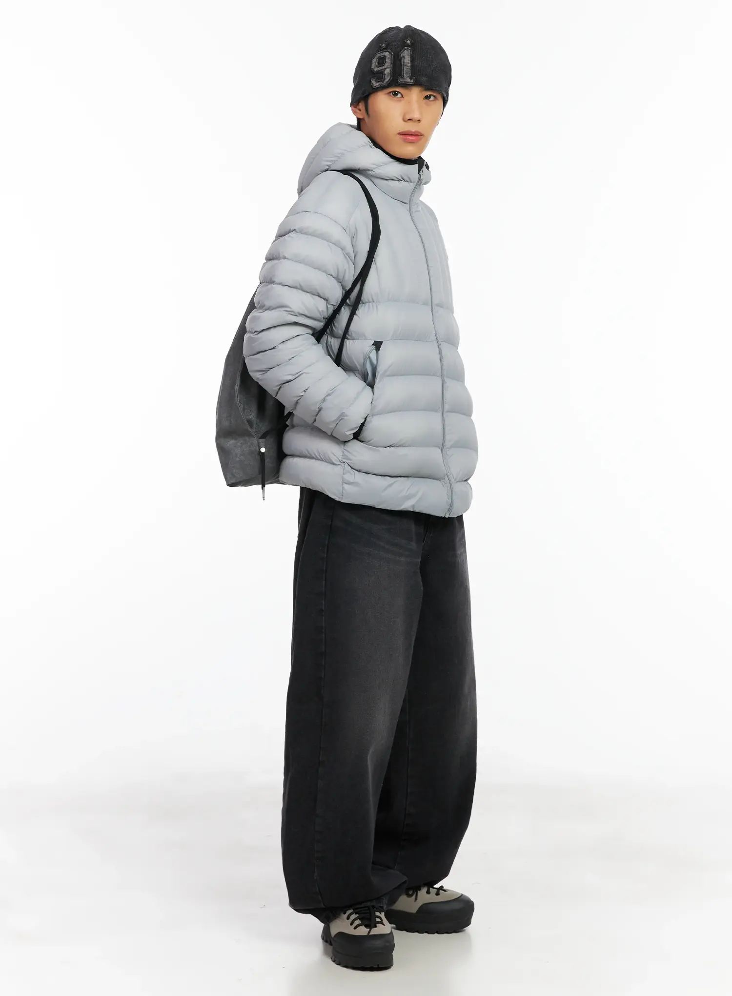 Men's Lightweight Hooded Puffer Jacket ID511 - Image 9