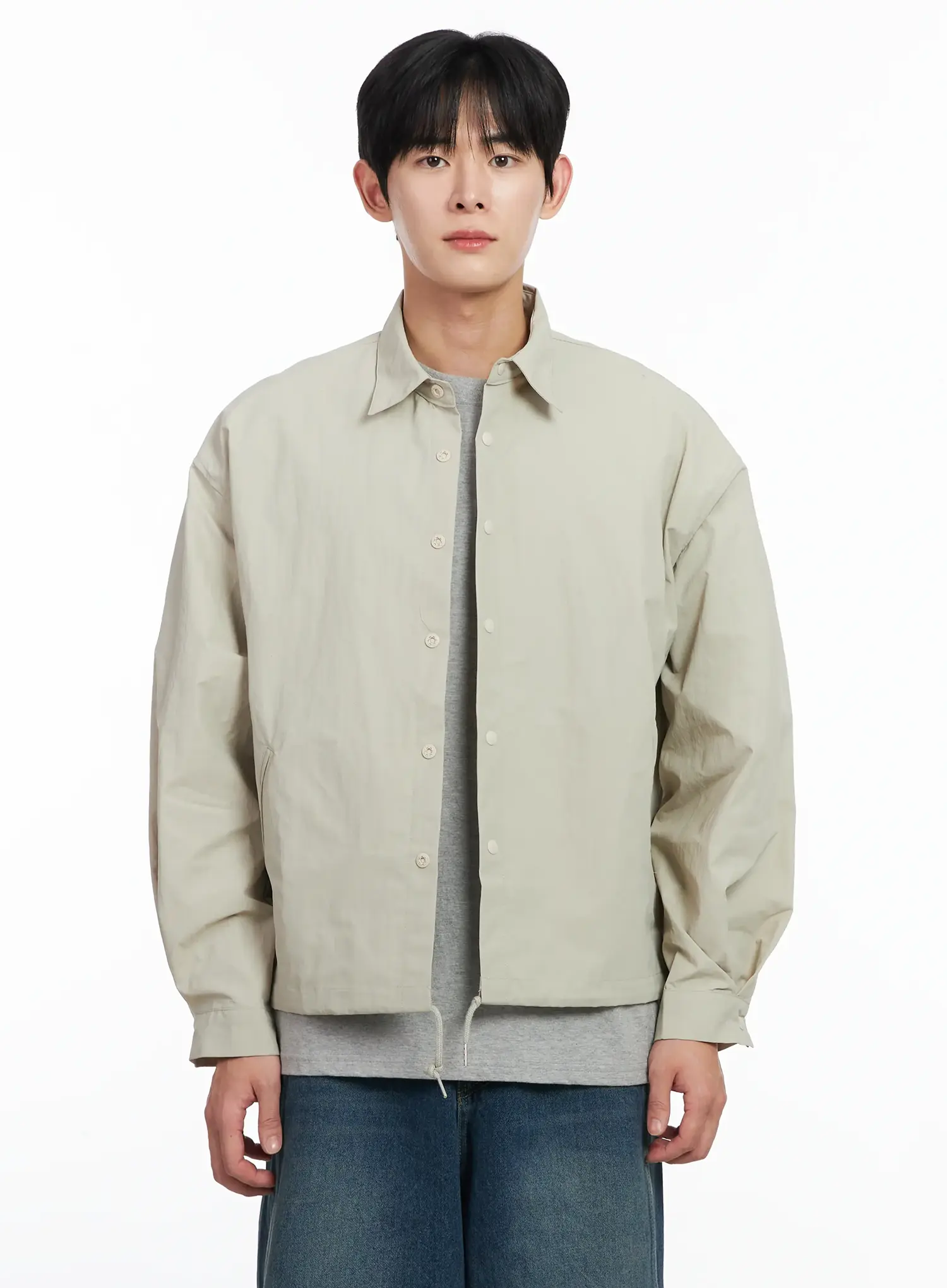 Men's Lightweight Spring Coach Jacket IJ521 - Image 10