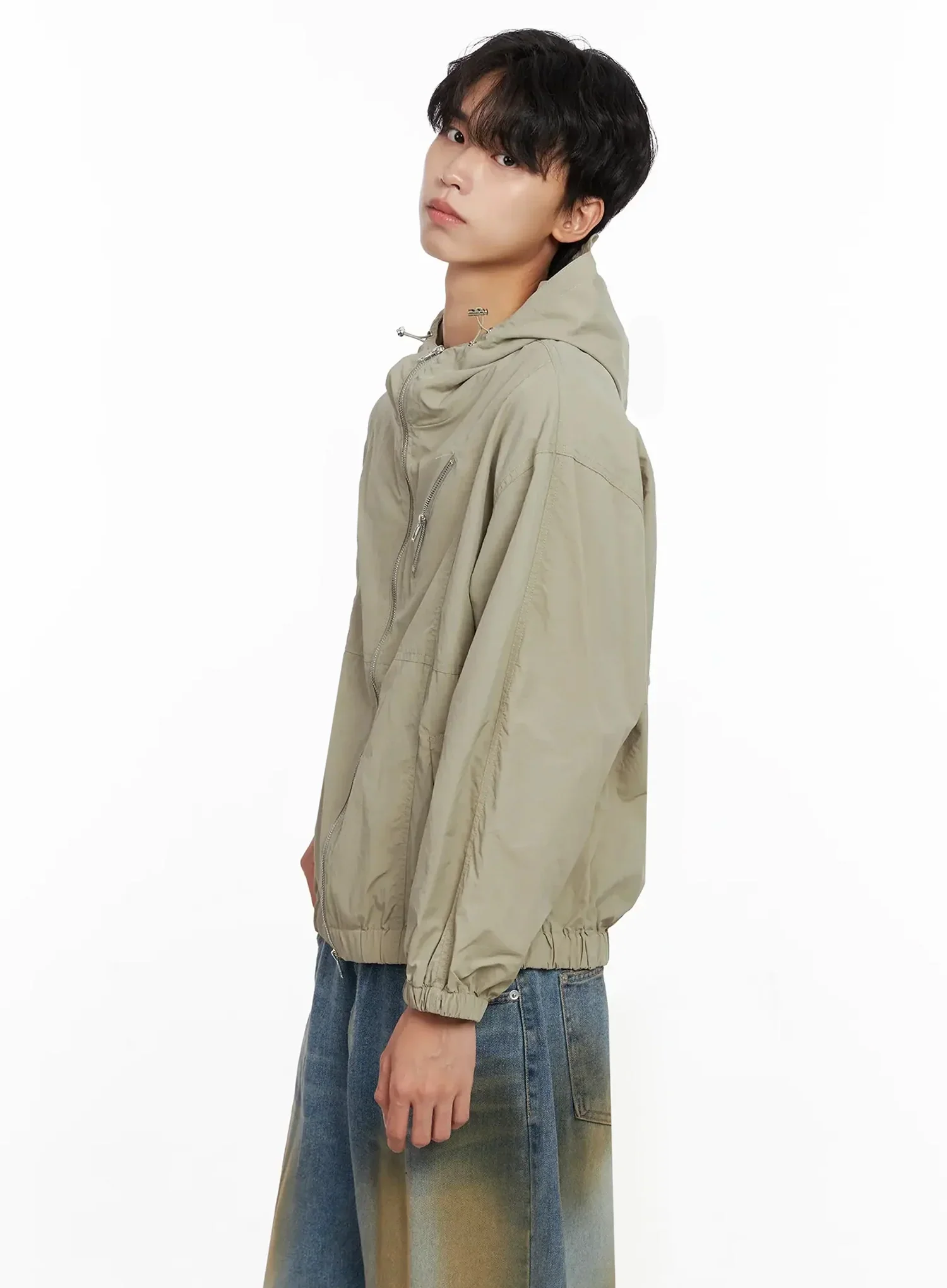 Men's Lightweight Windbreaker IO516 - Image 6