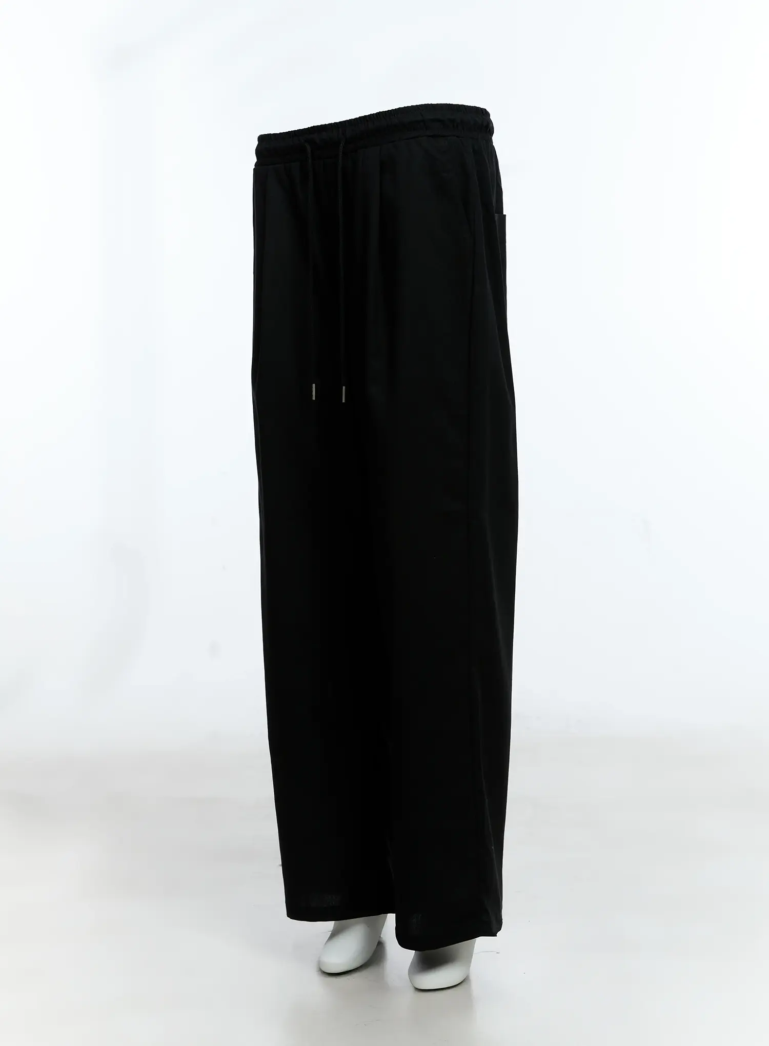 Men's Linen Pintuck Wide-Leg Pants IG512 - Image 3