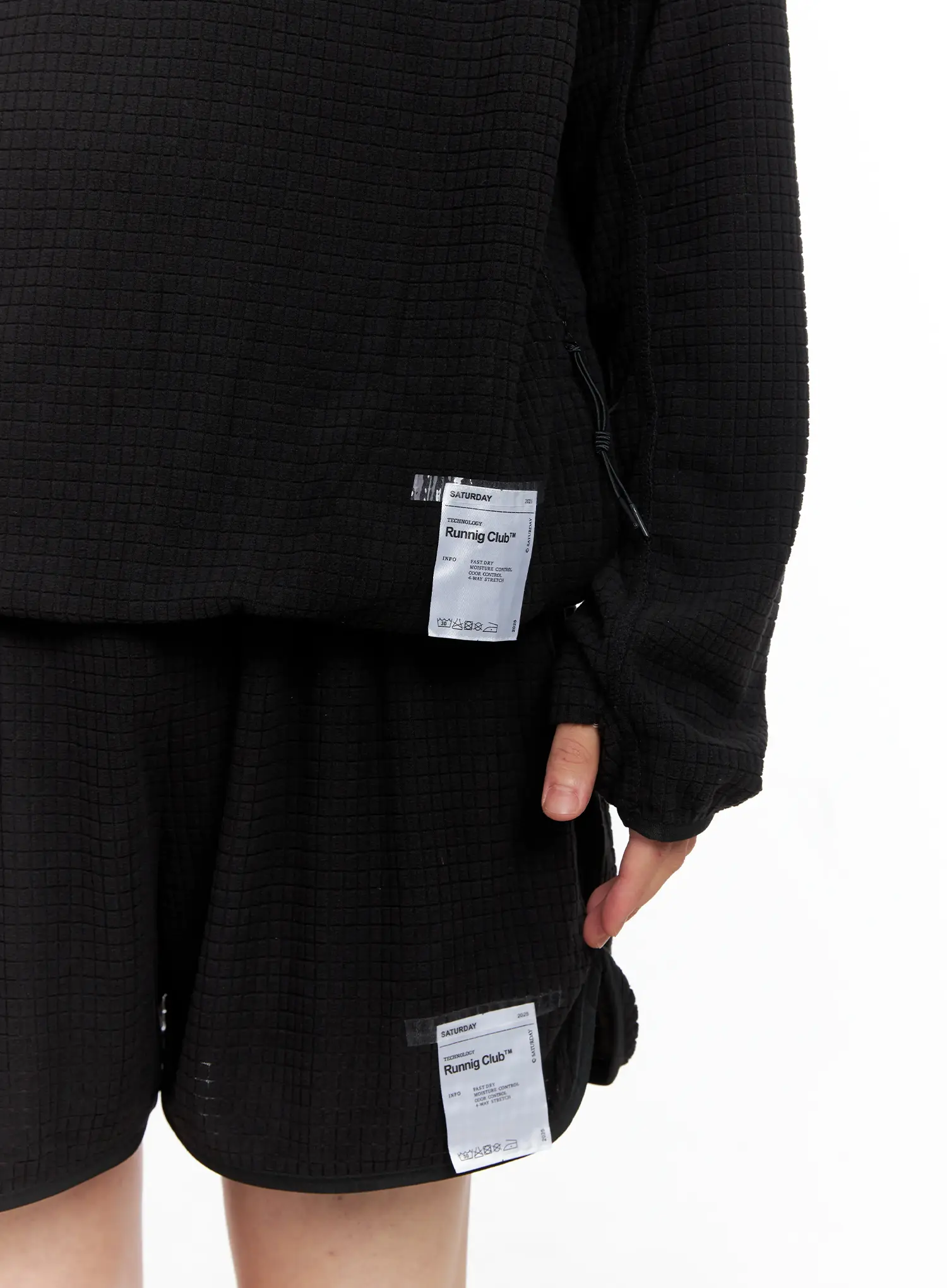 Men's Logo Detail Long Sleeve Hoodie IS502 - Image 16