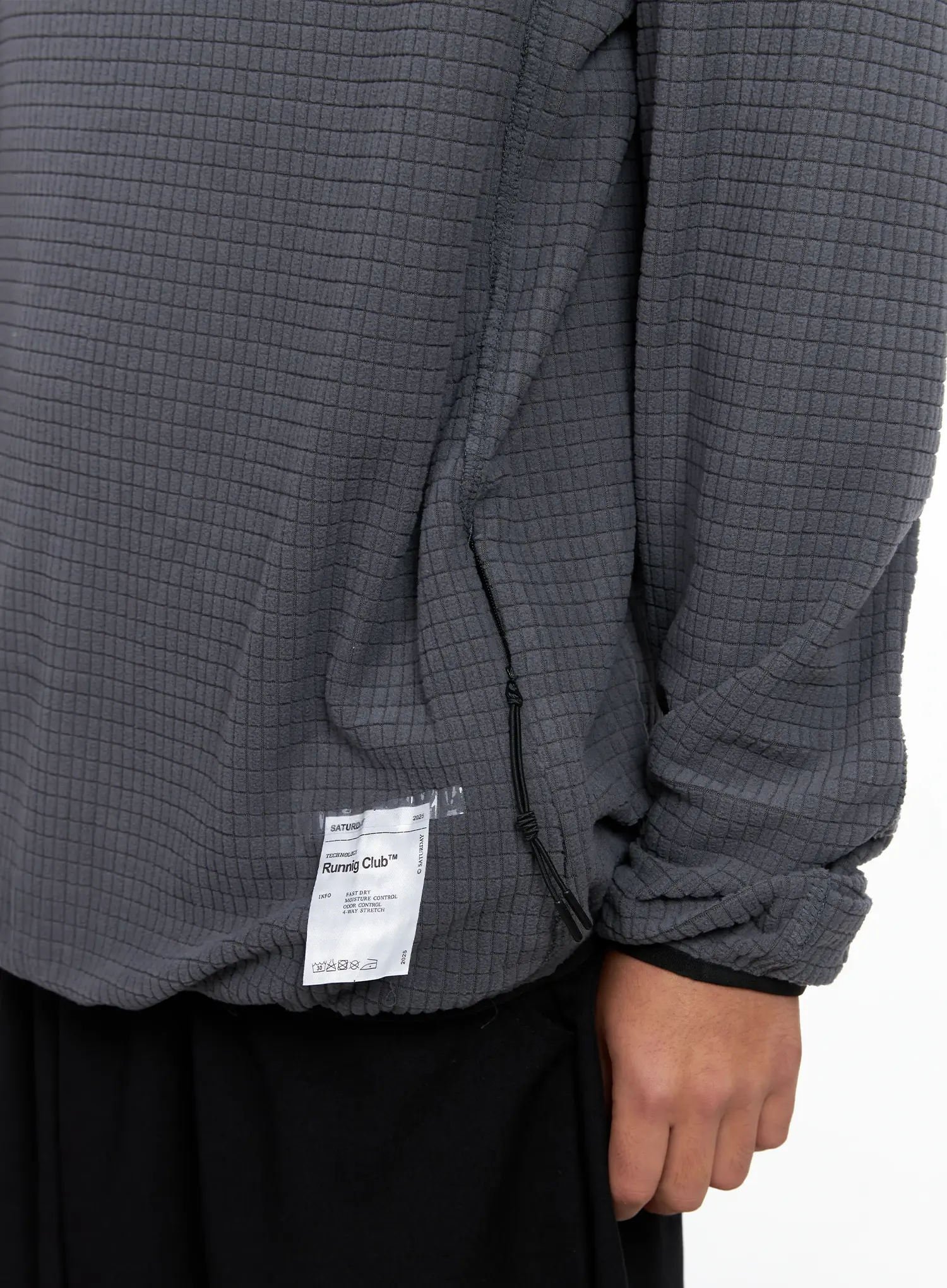 Men's Logo Detail Long Sleeve Hoodie IS502 - Image 19