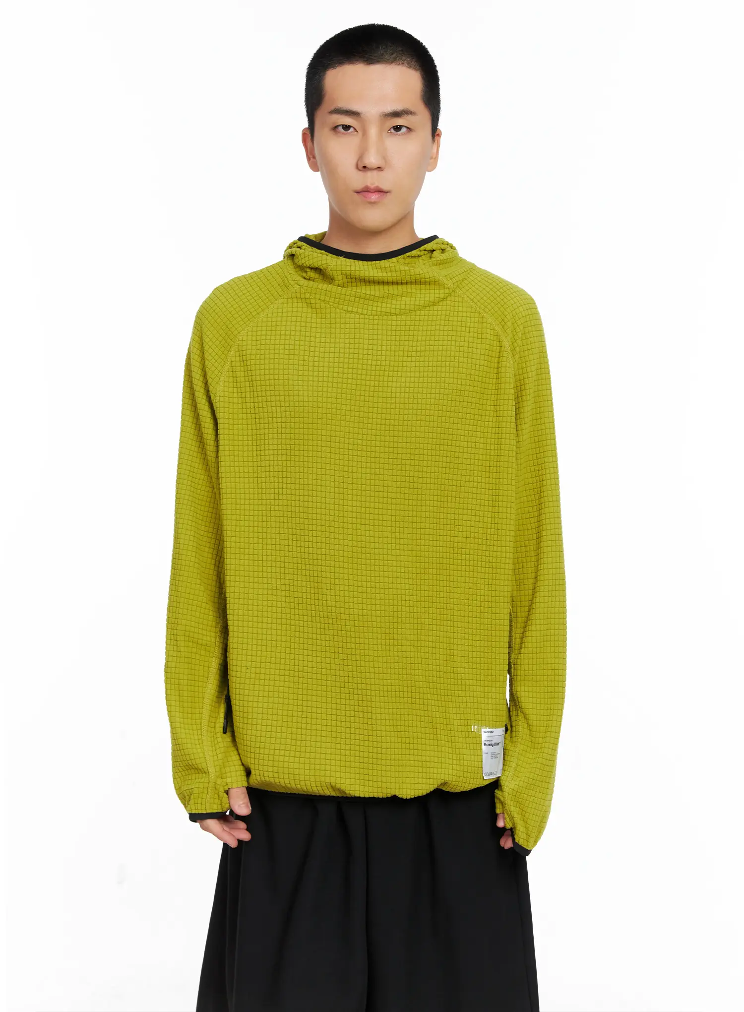 Men's Logo Detail Long Sleeve Hoodie IS502 - Image 20