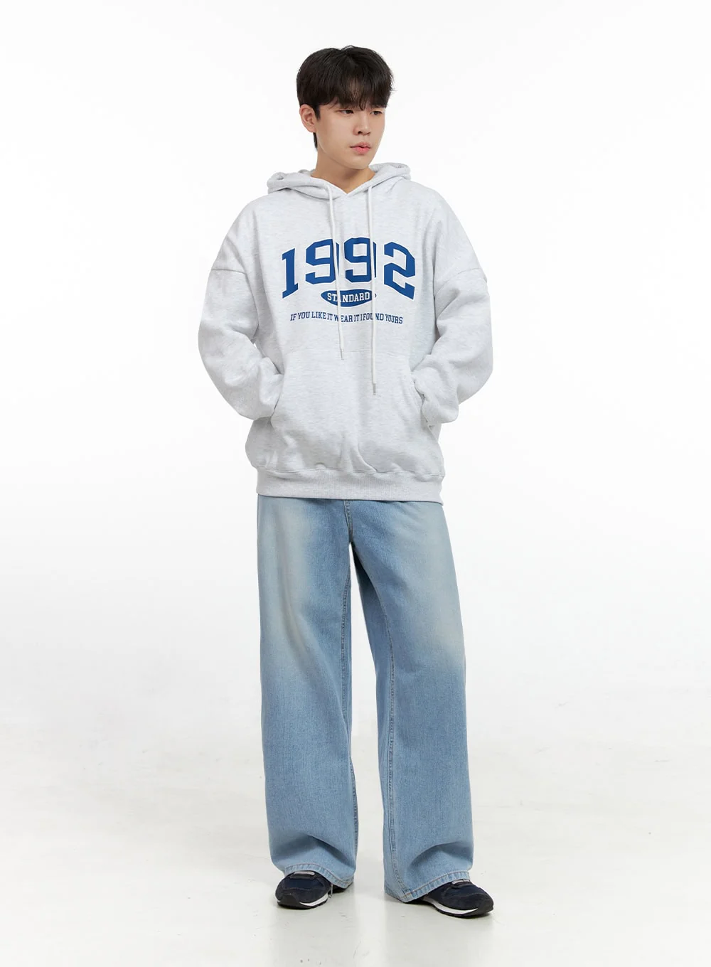 Men's Long Sleeve Hoodie Sweatshirt IN422 - Image 2