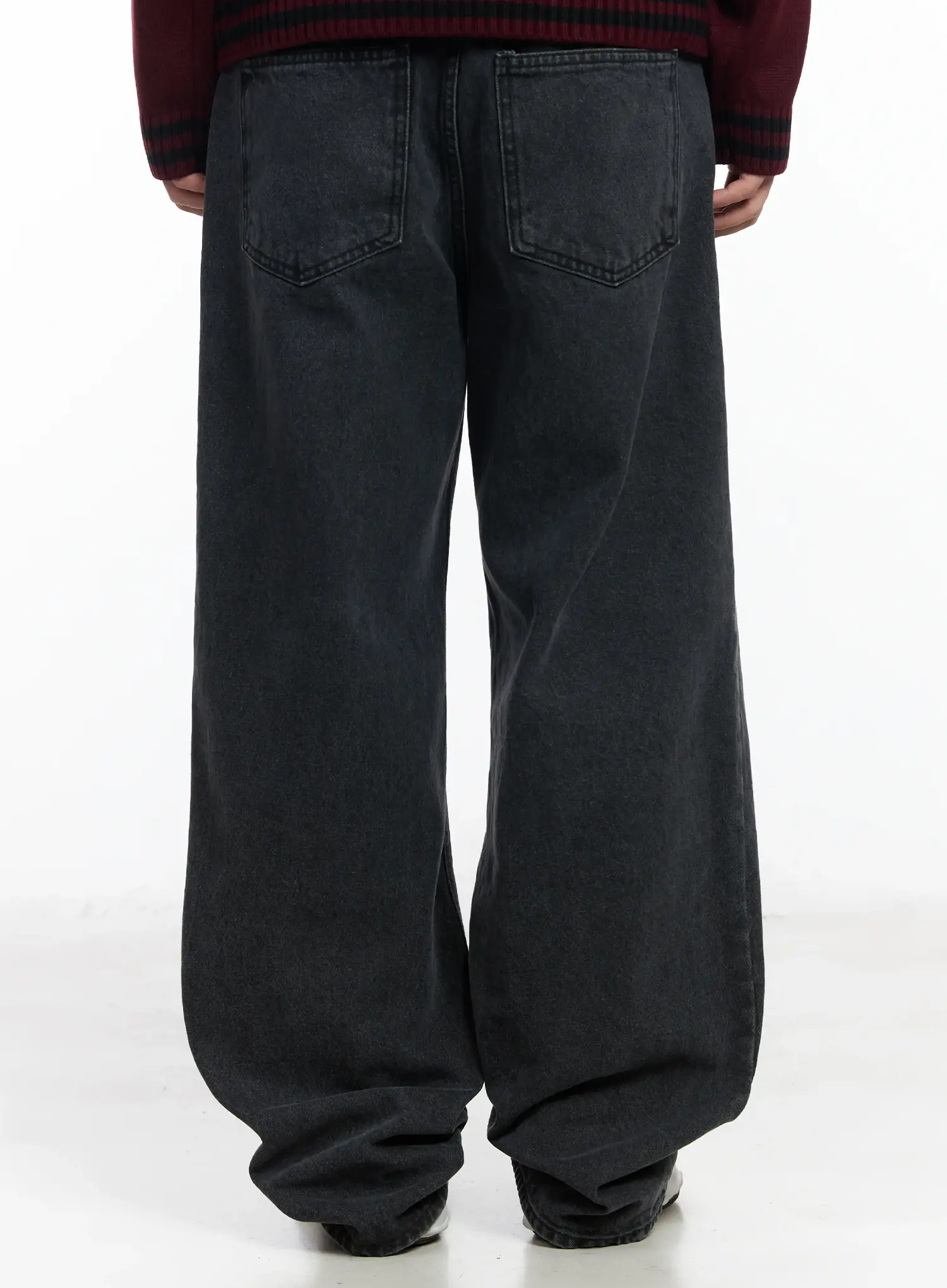 Men's Long Straight-Fit Jeans IF517 - Image 6