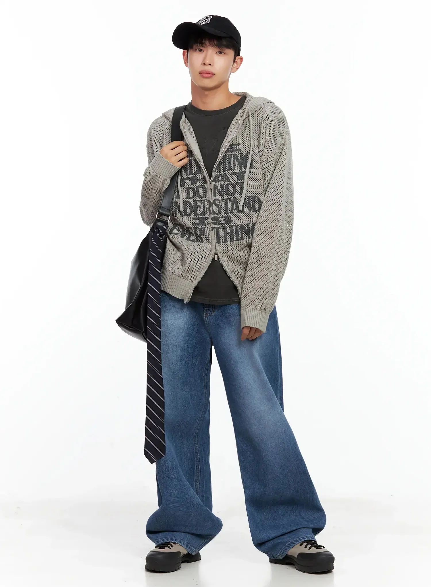 Men's Loose-Fit Jeans IL516 - Image 8