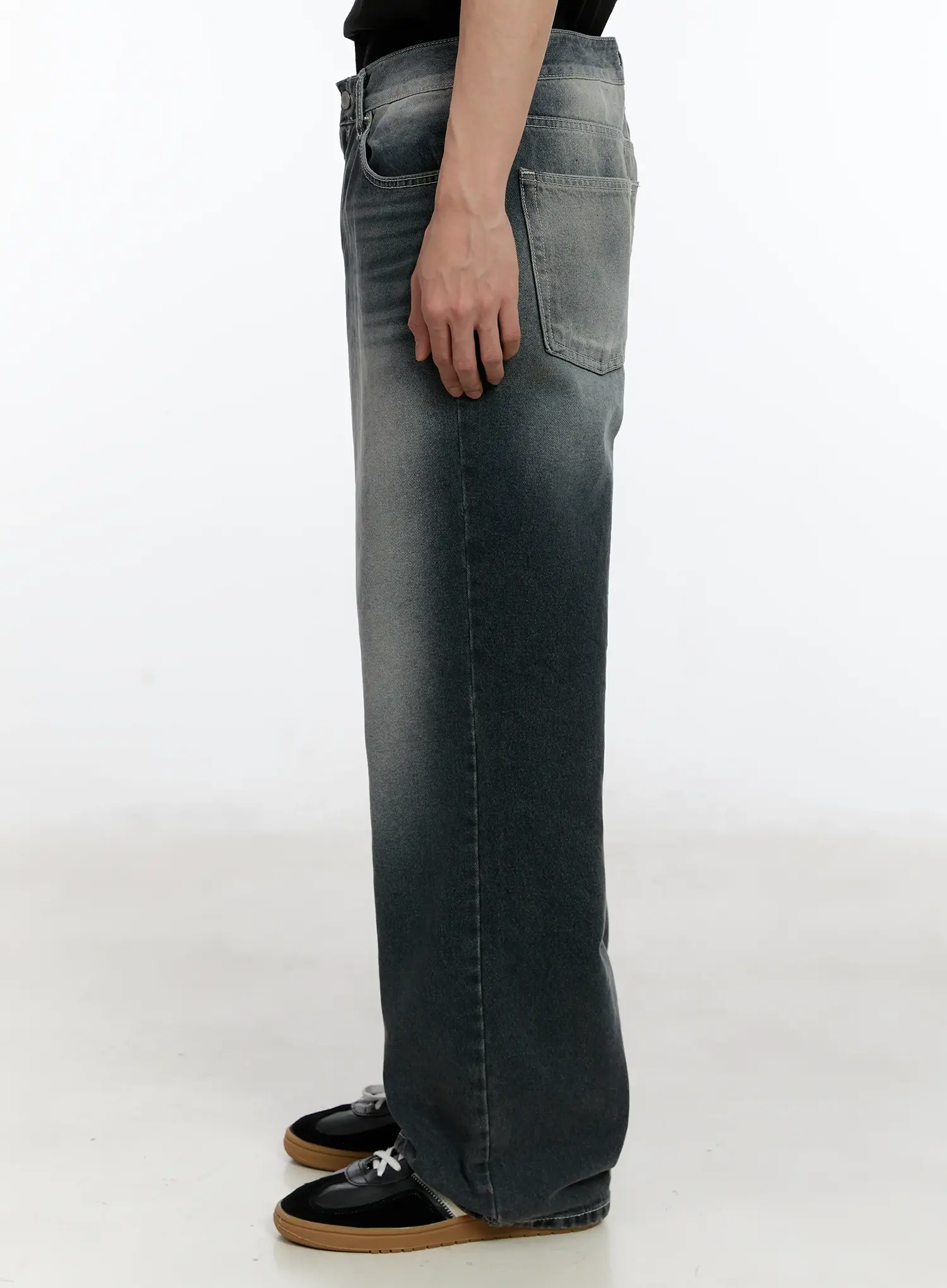 Men's Loose-Fit Straight Jeans ID502 - Image 7