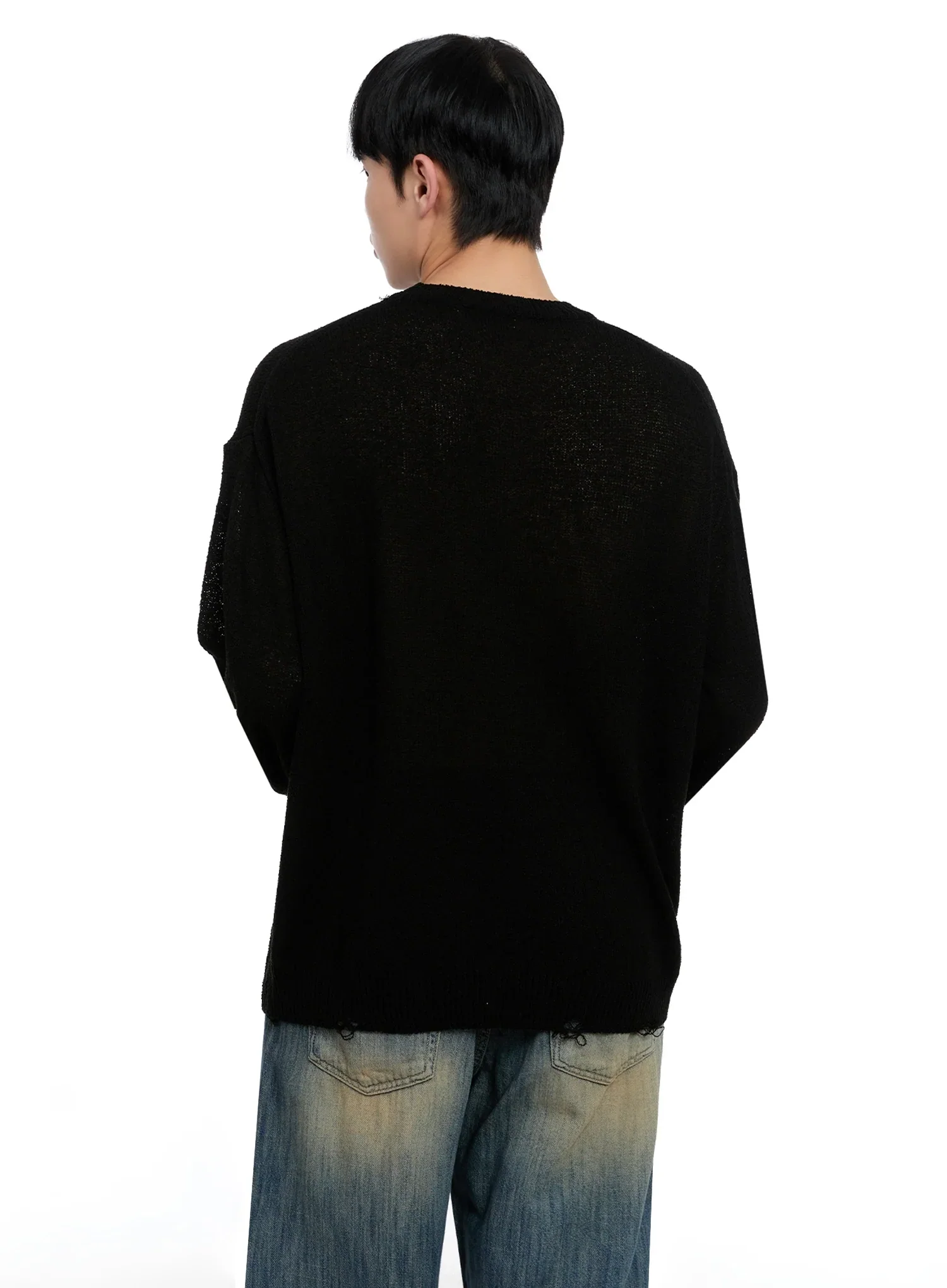 Men's Loose Fit Sweater IG520 - Image 10
