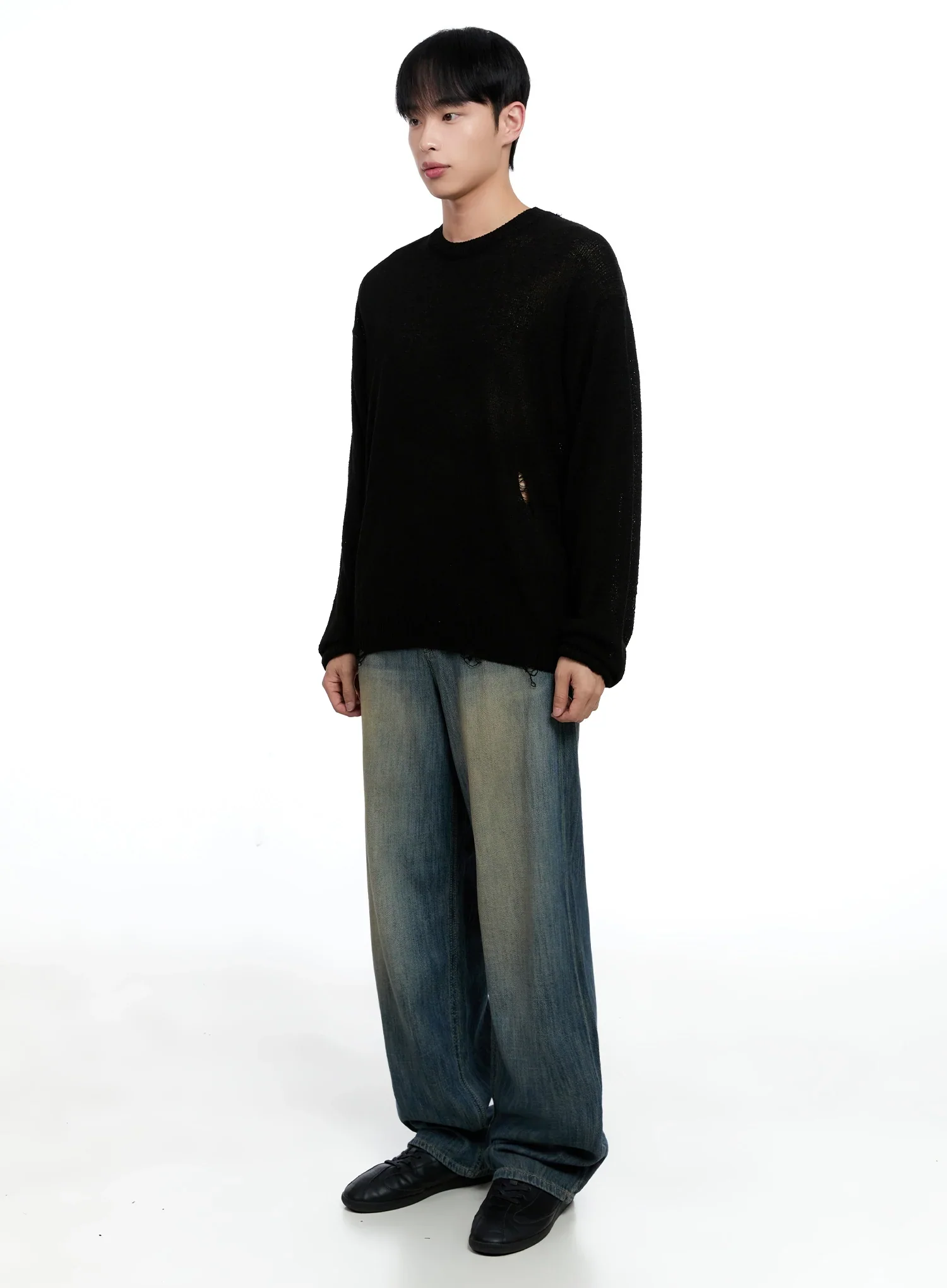 Men's Loose Fit Sweater IG520 - Image 12