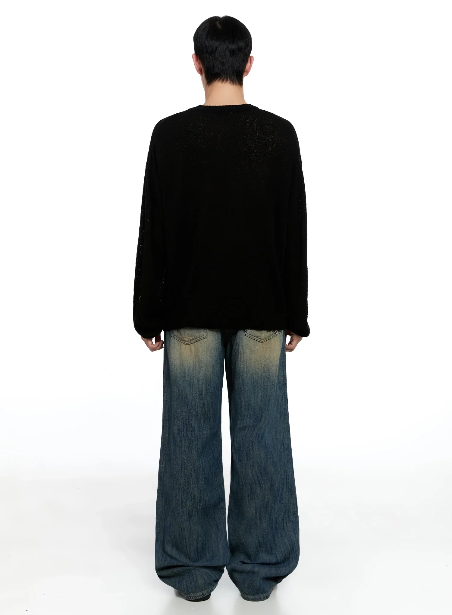 Men's Loose Fit Sweater IG520 - Image 15