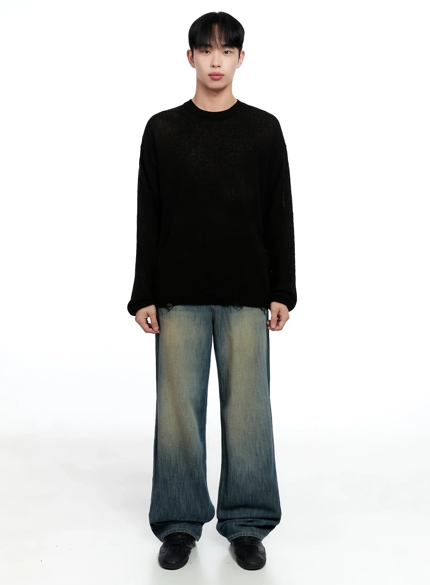 Men's Loose Fit Sweater IG520 - Image 7