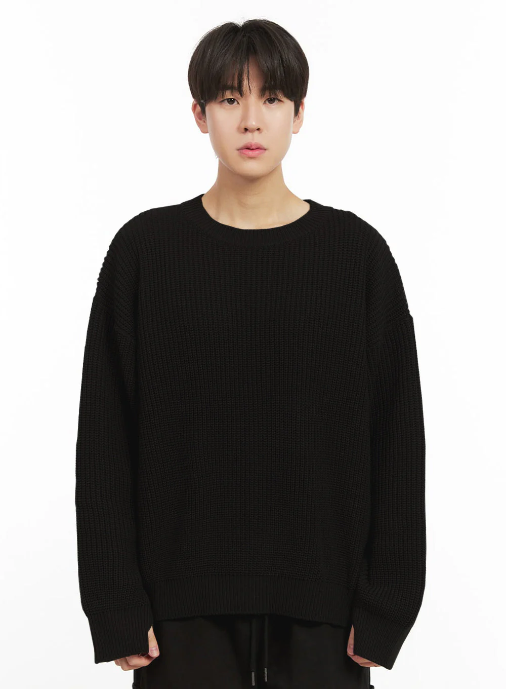 Men's Loose-Fit Sweater IJ517 - Image 14