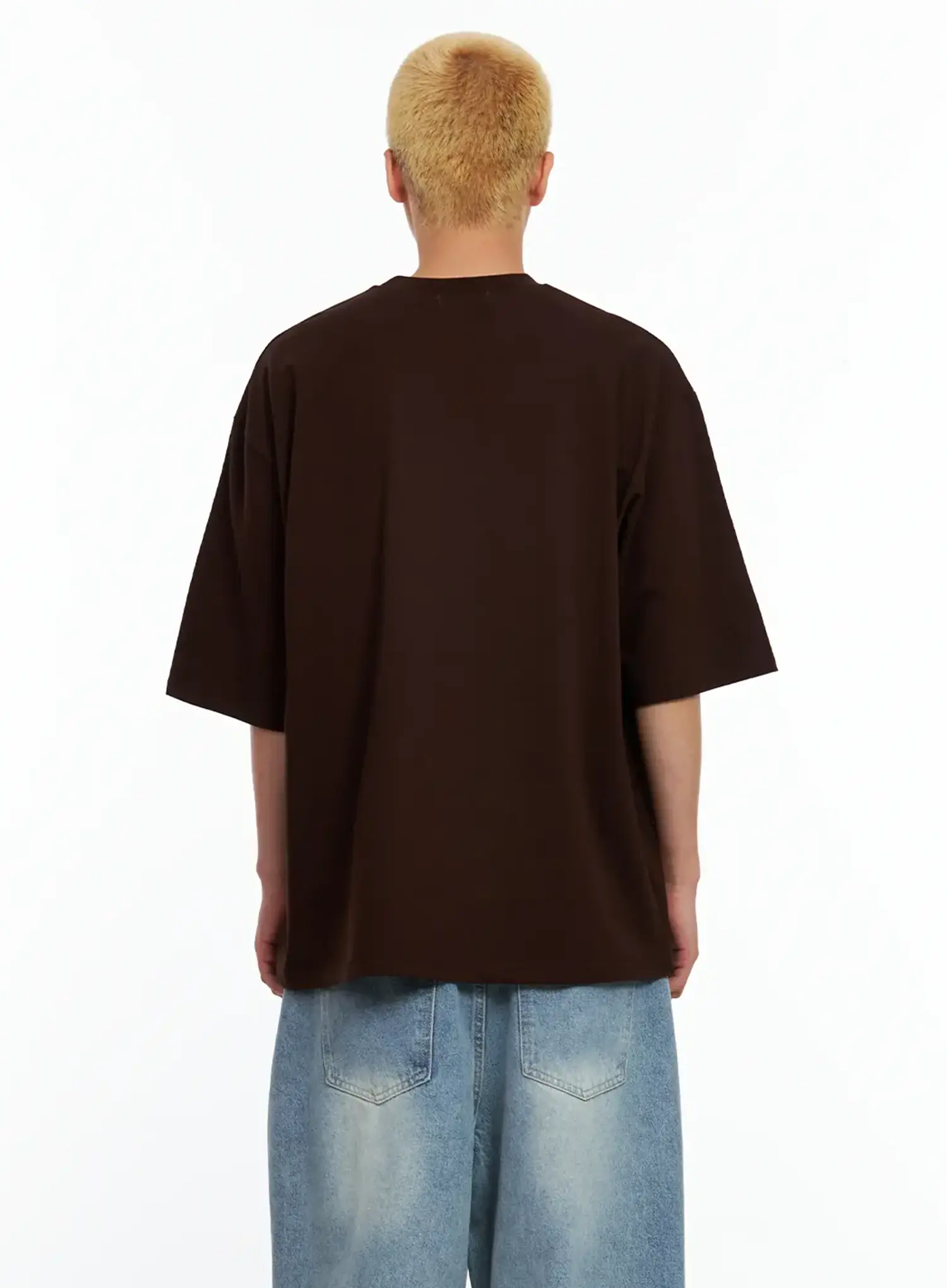Men's Lucas Graphic Oversized Tee IL514 - Image 6