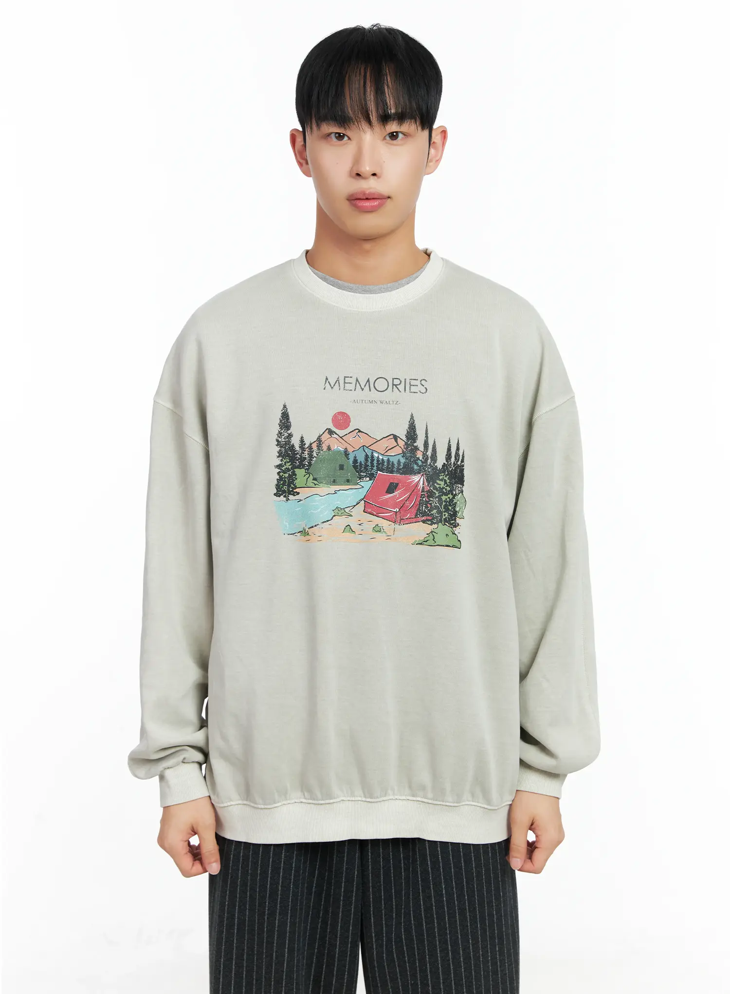 Men's Memories Graphic Sweatshirt IN518 - Image 10