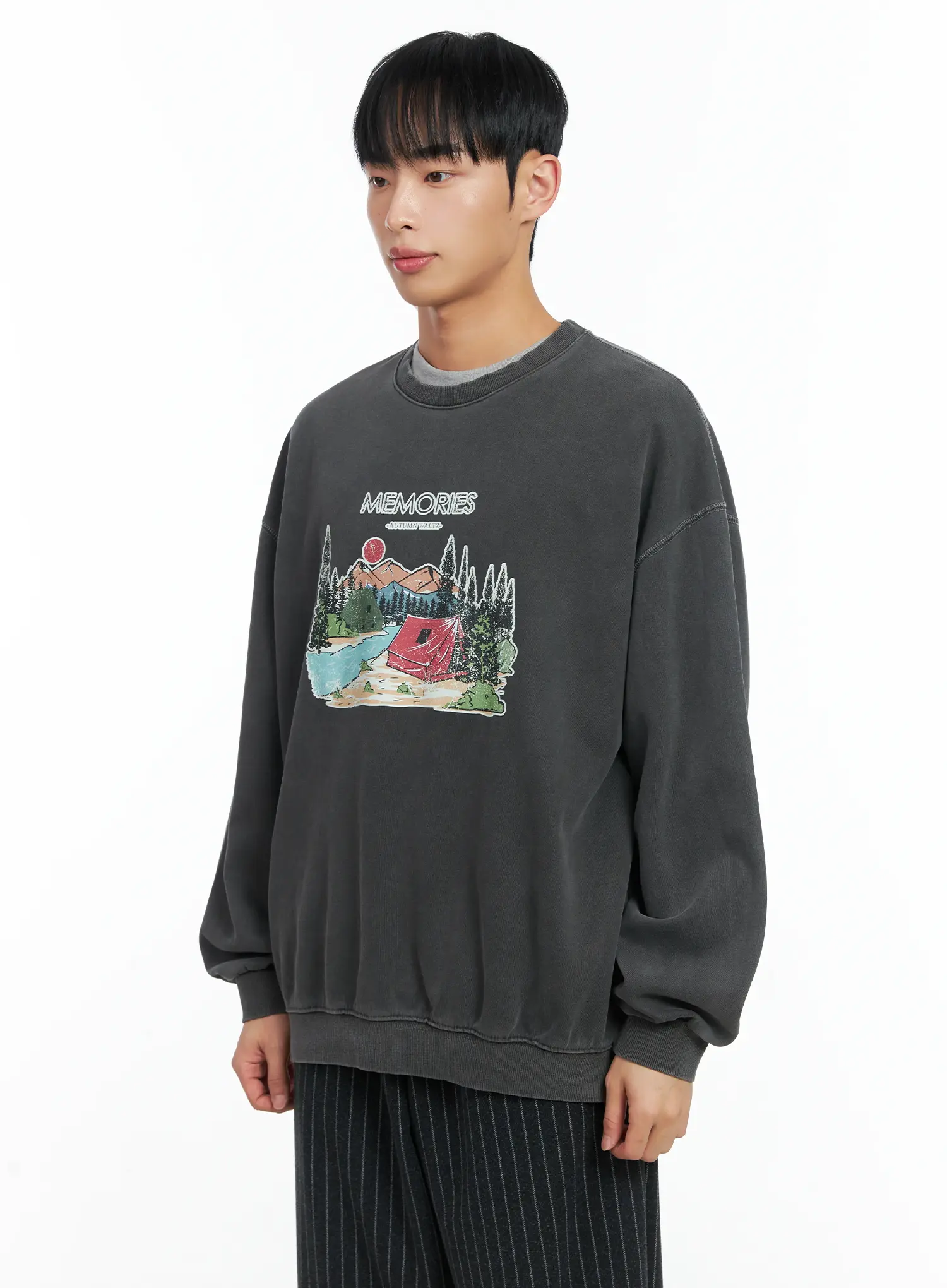 Men's Memories Graphic Sweatshirt IN518 - Image 4