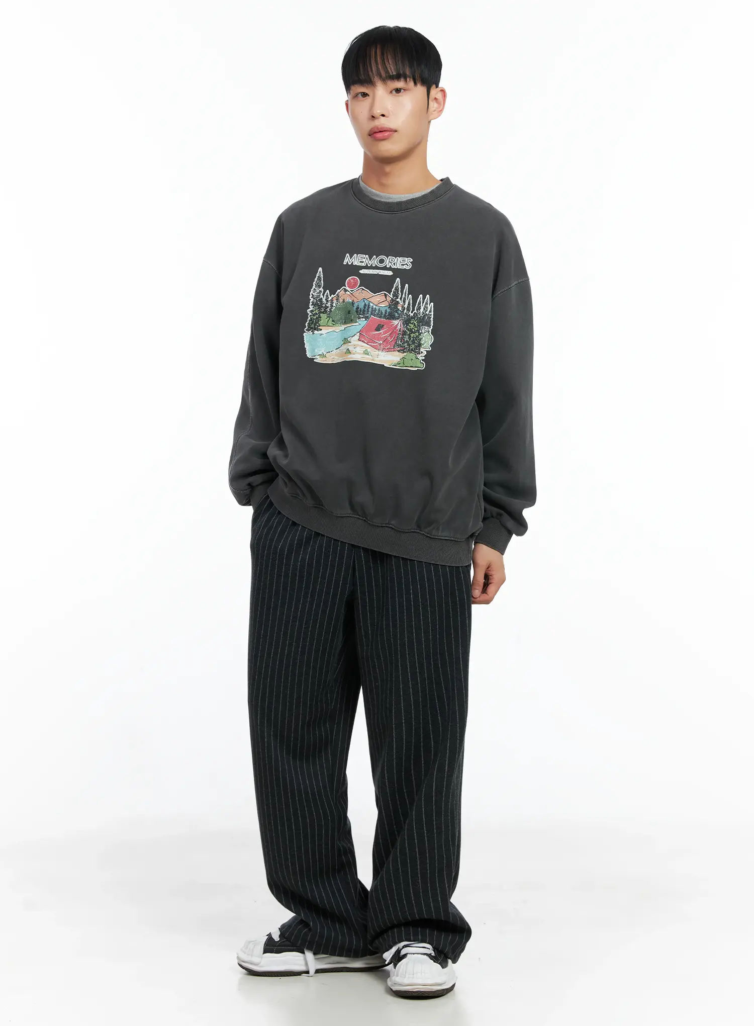 Men's Memories Graphic Sweatshirt IN518 - Image 7