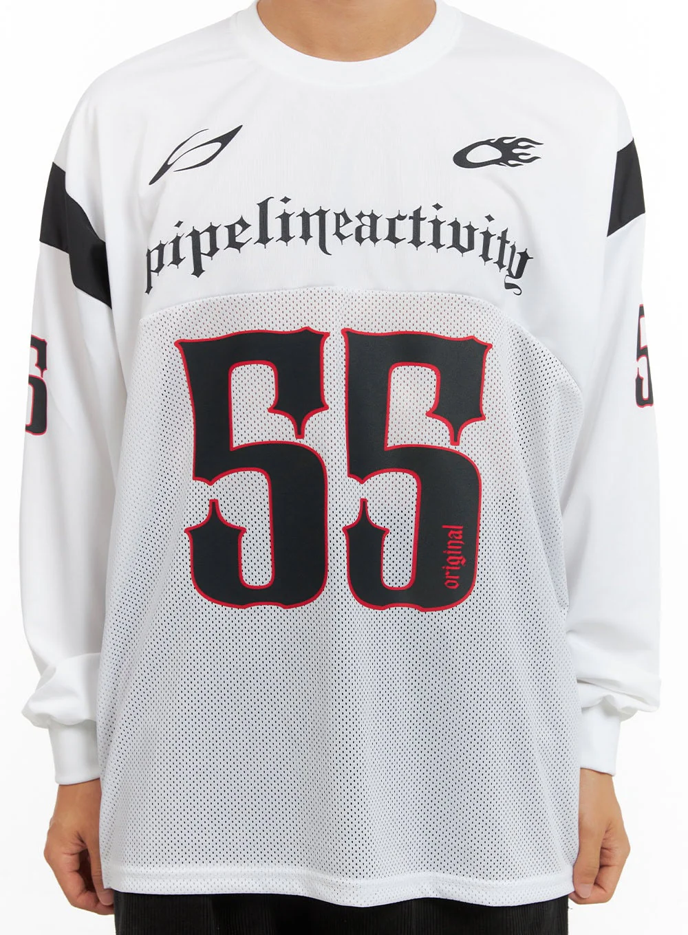 Men's Mesh Graphic Oversize T-Shirt IS420 - Image 2