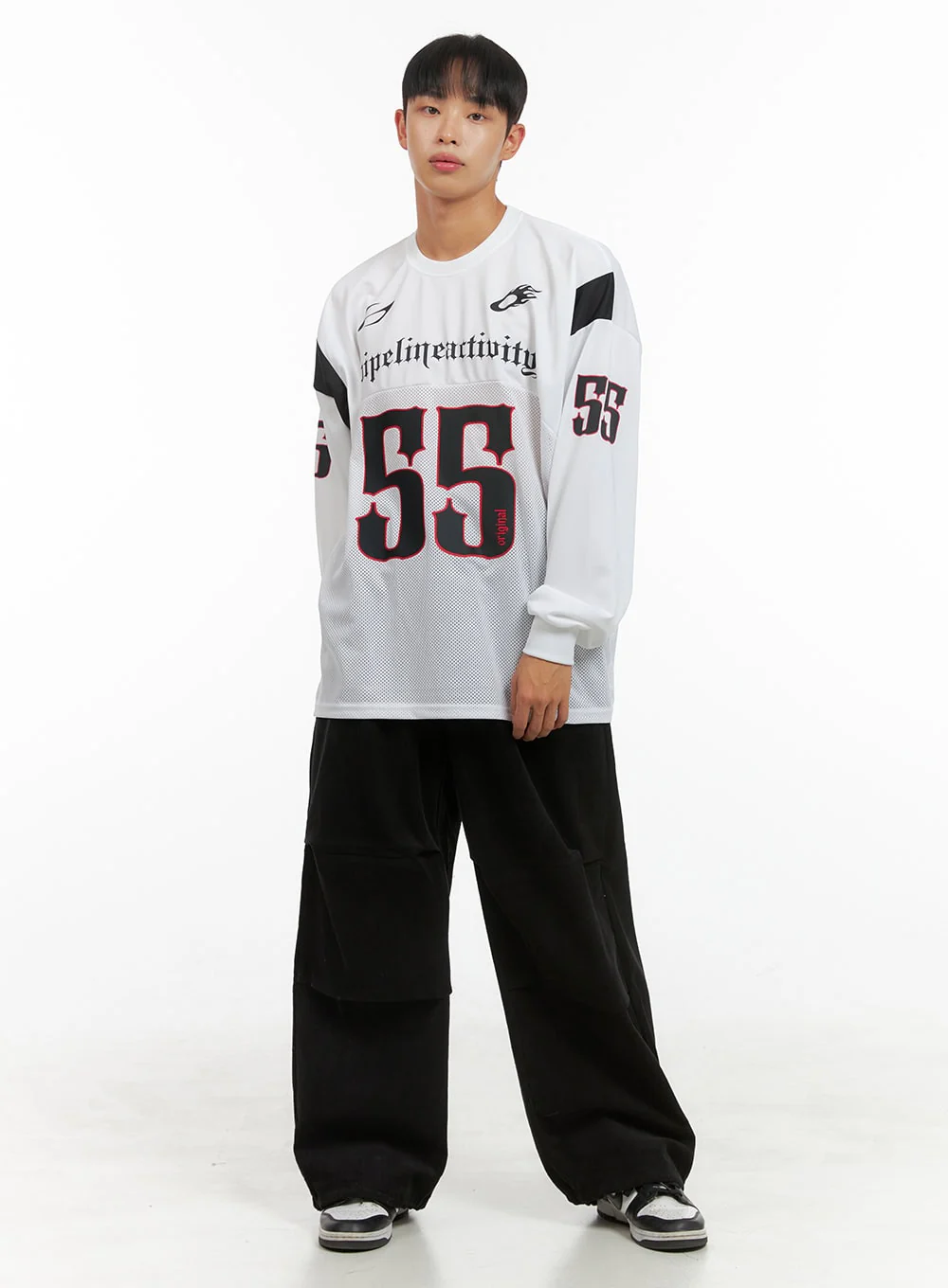 Men's Mesh Graphic Oversize T-Shirt IS420 - Image 3