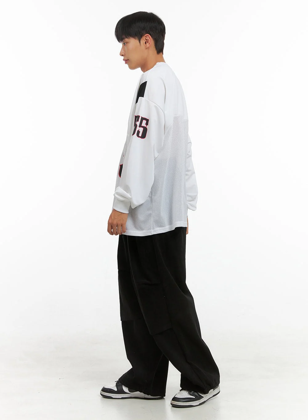 Men's Mesh Graphic Oversize T-Shirt IS420 - Image 7
