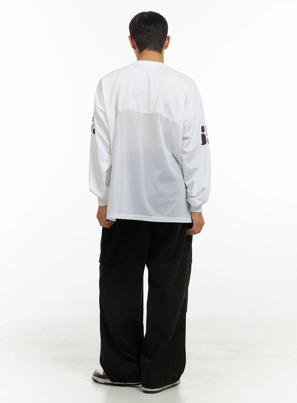 Men's Mesh Graphic Oversize T-Shirt IS420 - Image 8