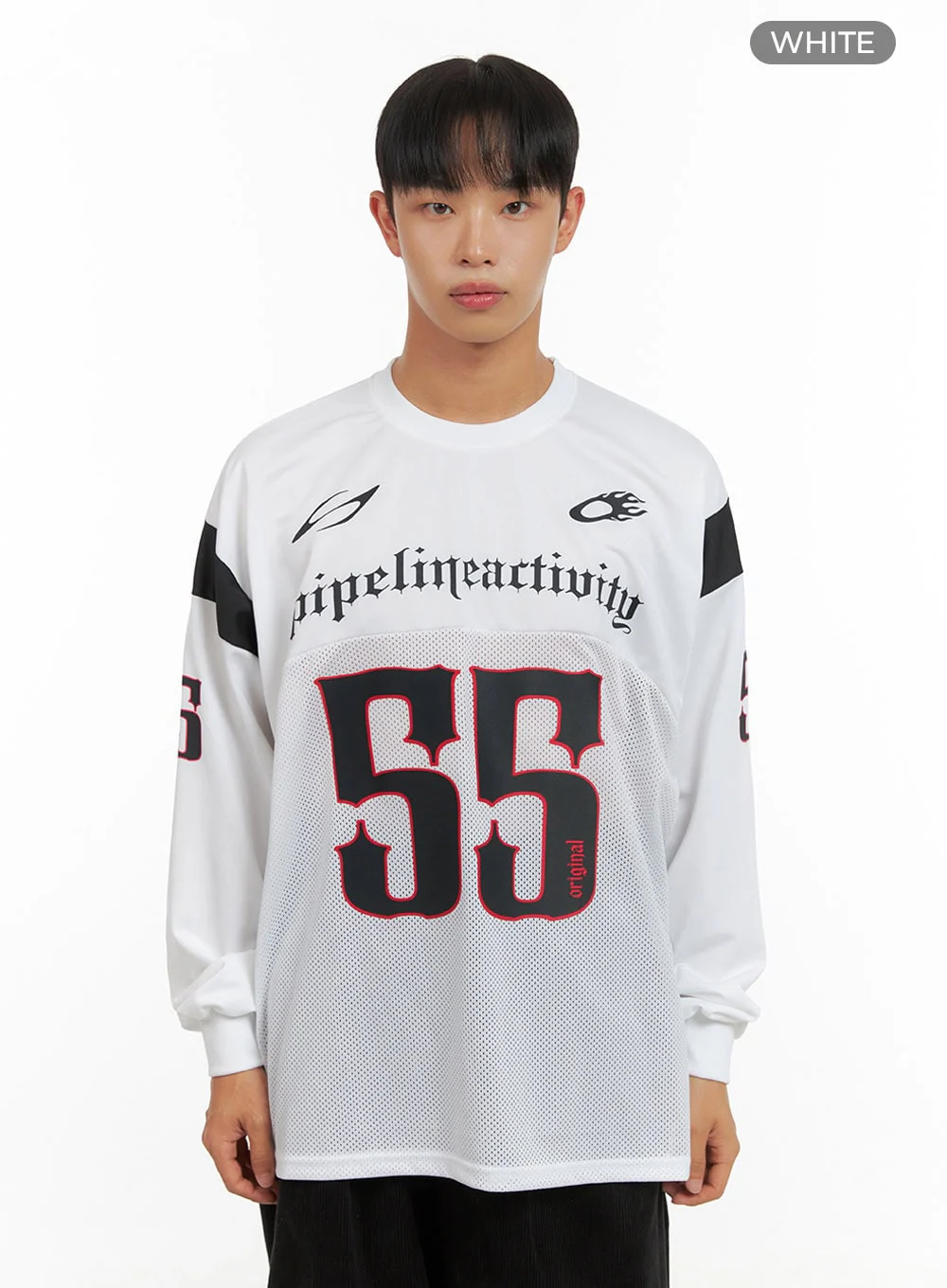 Men's Mesh Graphic Oversize T-Shirt IS420 - Image 9