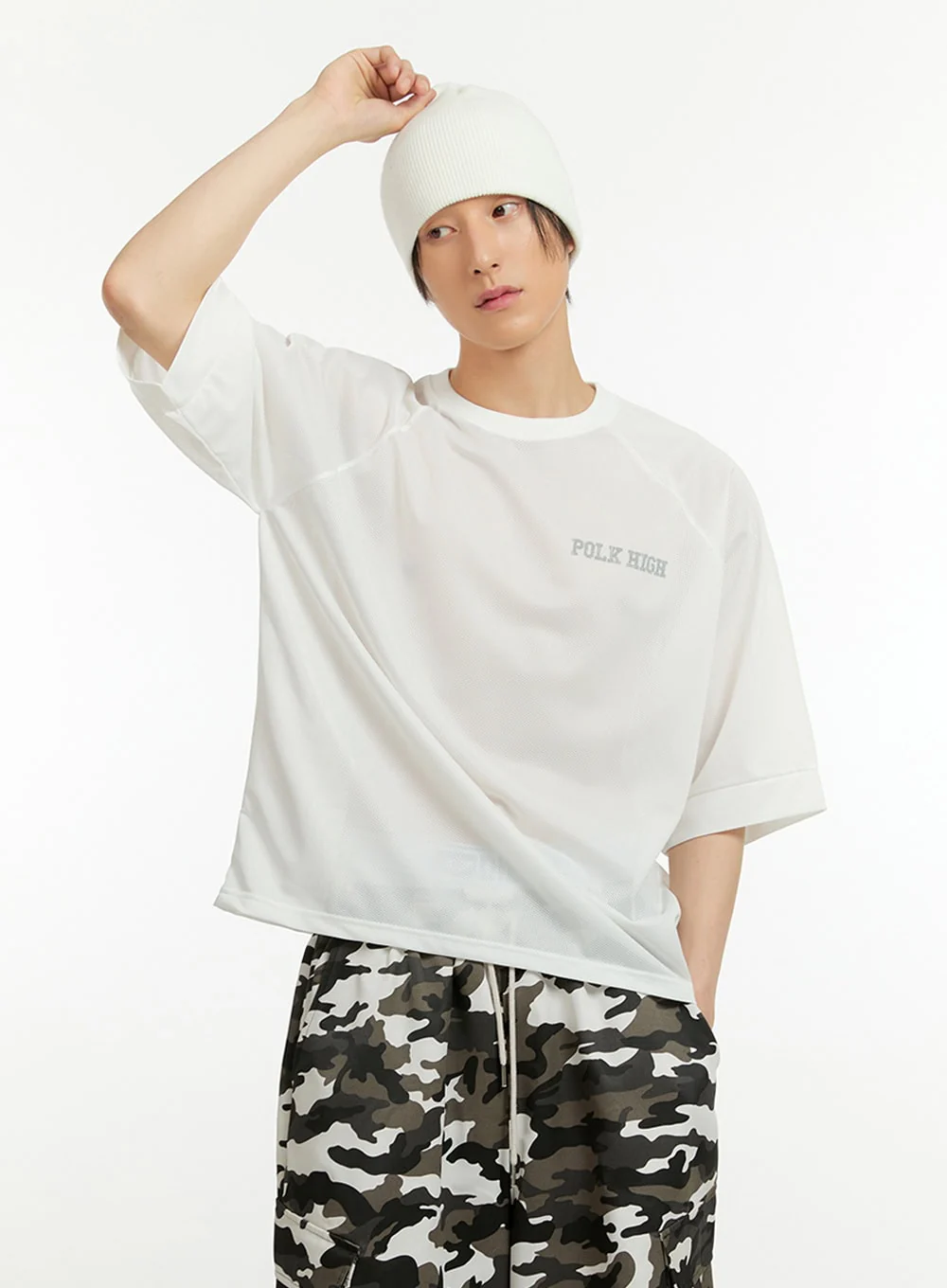 Men's Mesh Raglan T-Shirt IL418 - Image 4