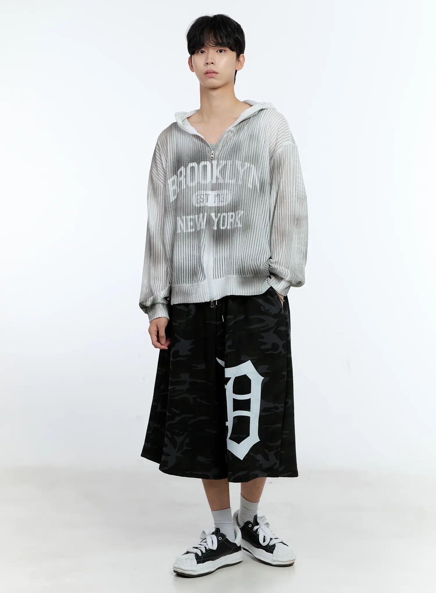 Men's Mesh Zip-Up Jacket IG501 - Image 8