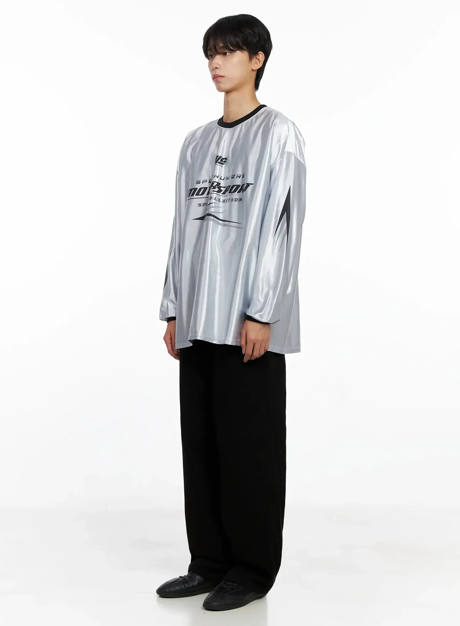 Men's Metallic Sporty Long Sleeve IO517 - Image 10