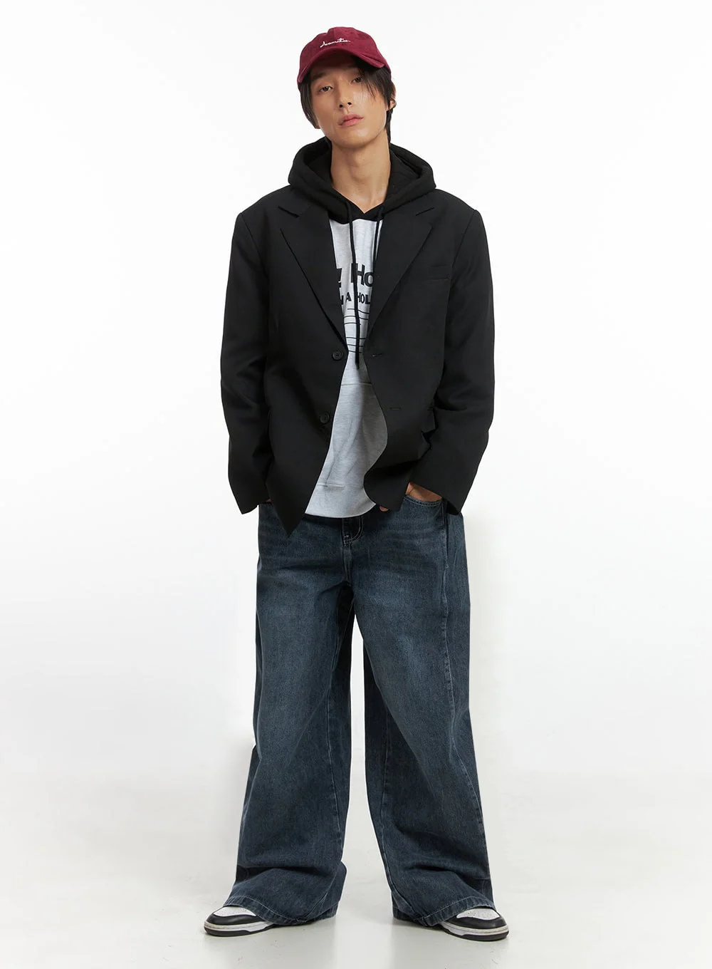 Men's Mixed Color Graphic Hoodie Sweatshirt IO402 - Image 10