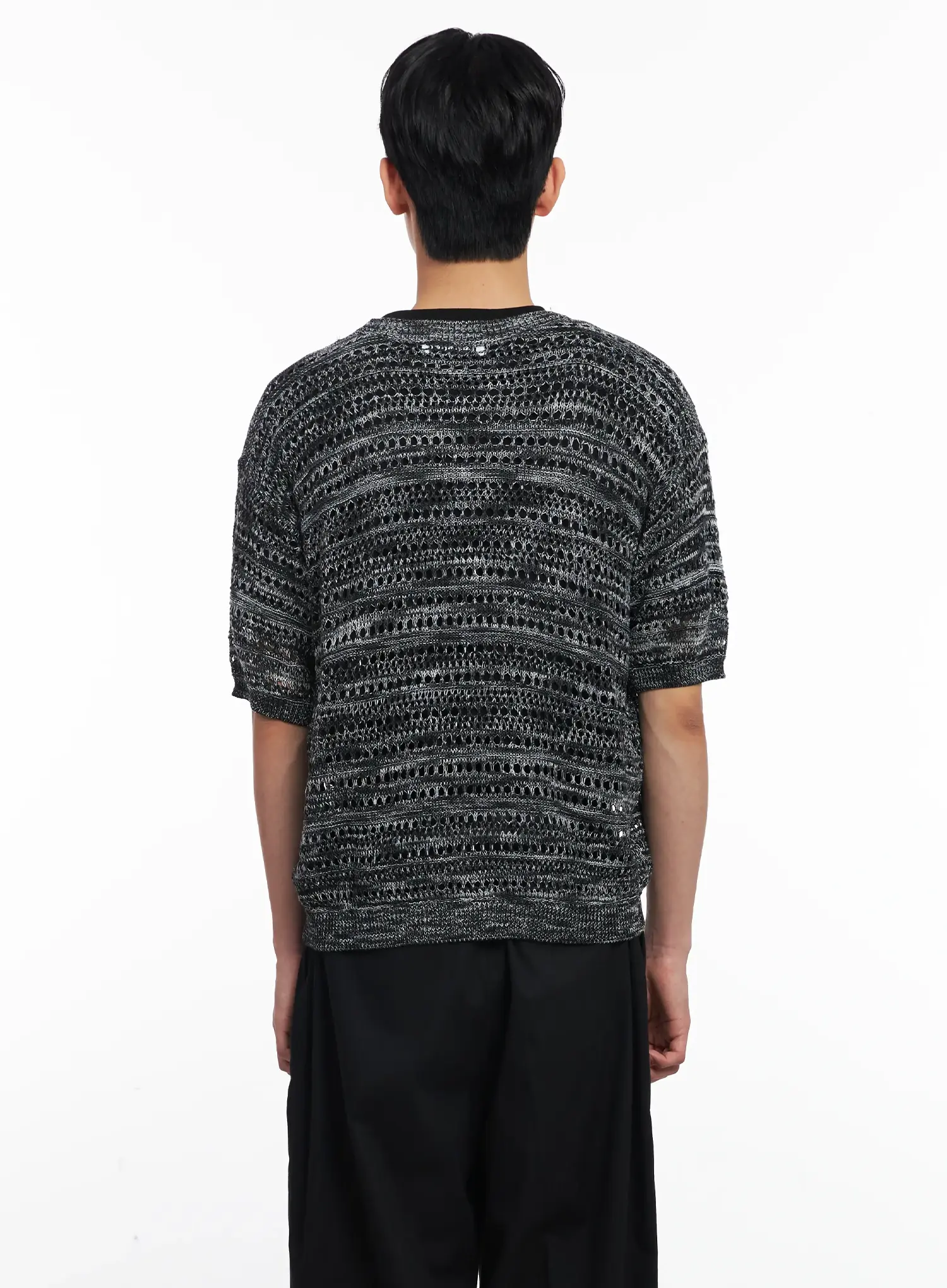 Men's Multi-Colored Knit Top IL501 - Image 6