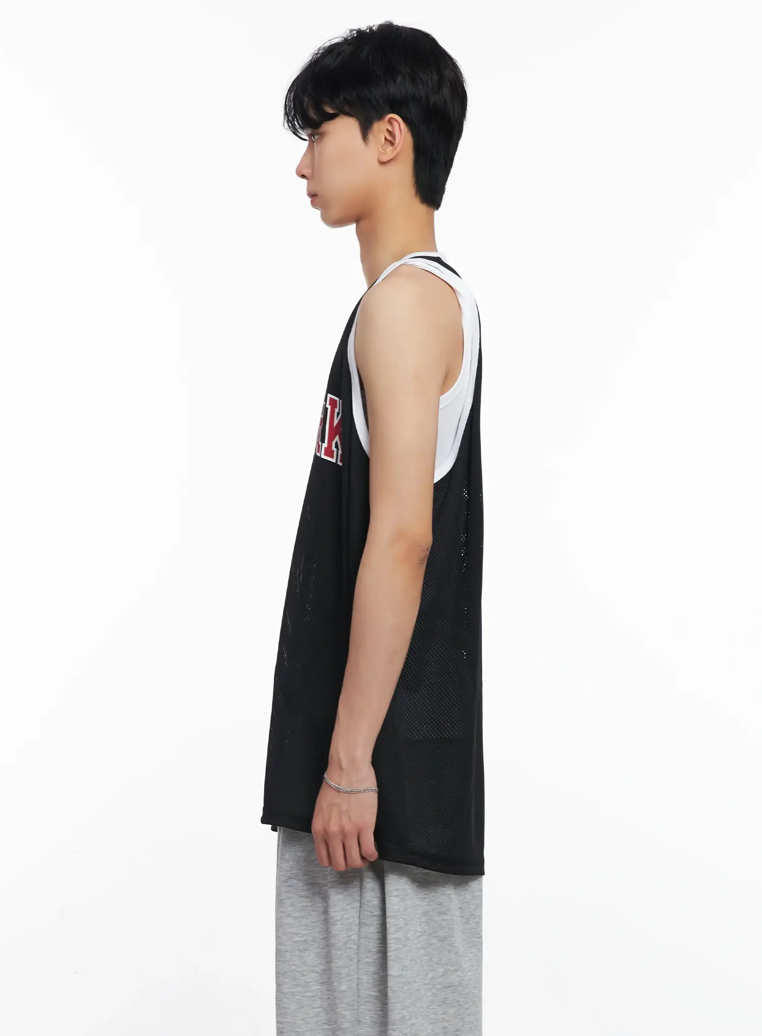 Men's "New York" Mesh Jersey Tank IL504 - Image 5