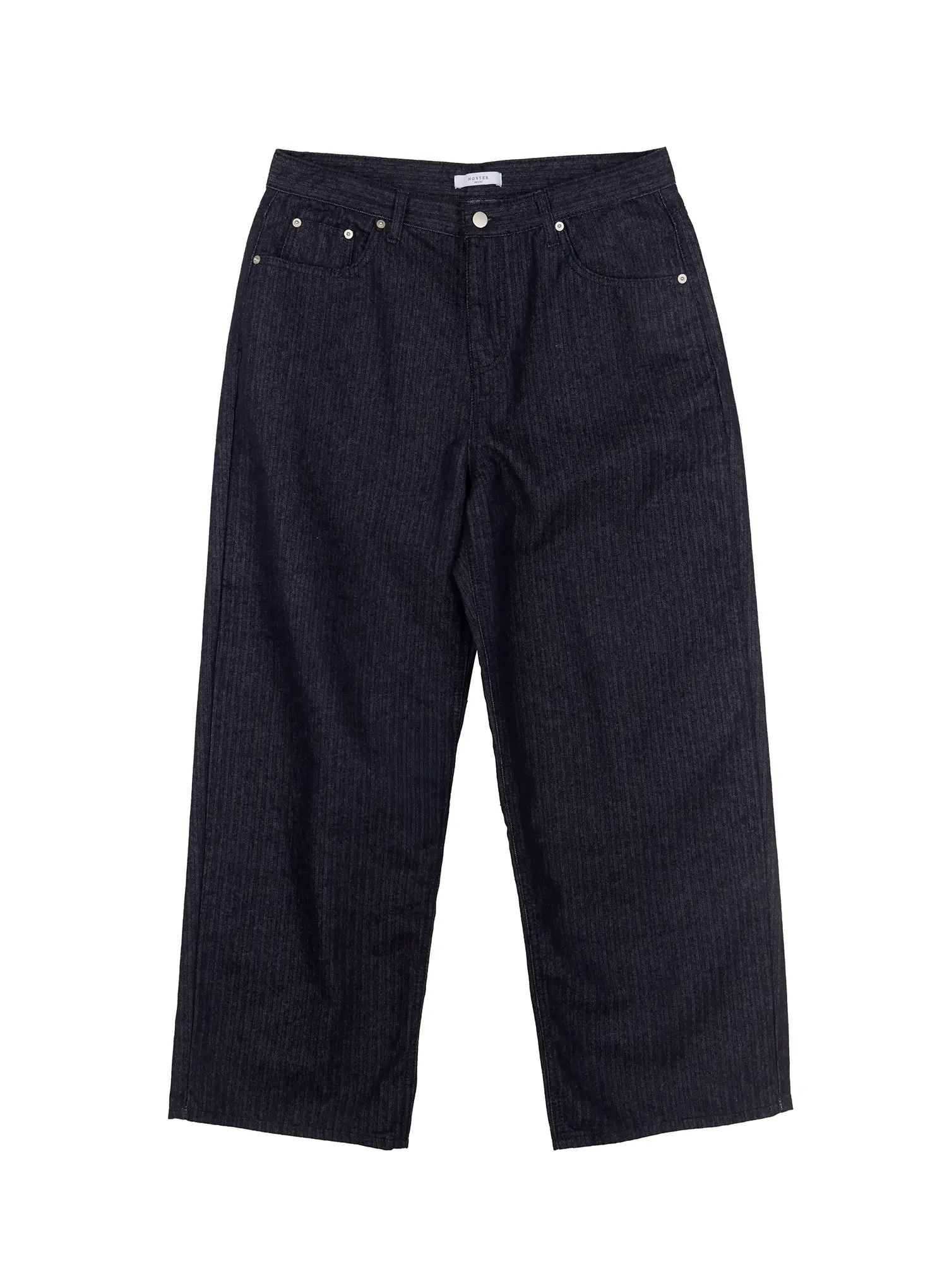 Men's Non-Fade Dark Herringbone Jeans IN512 - Image 13