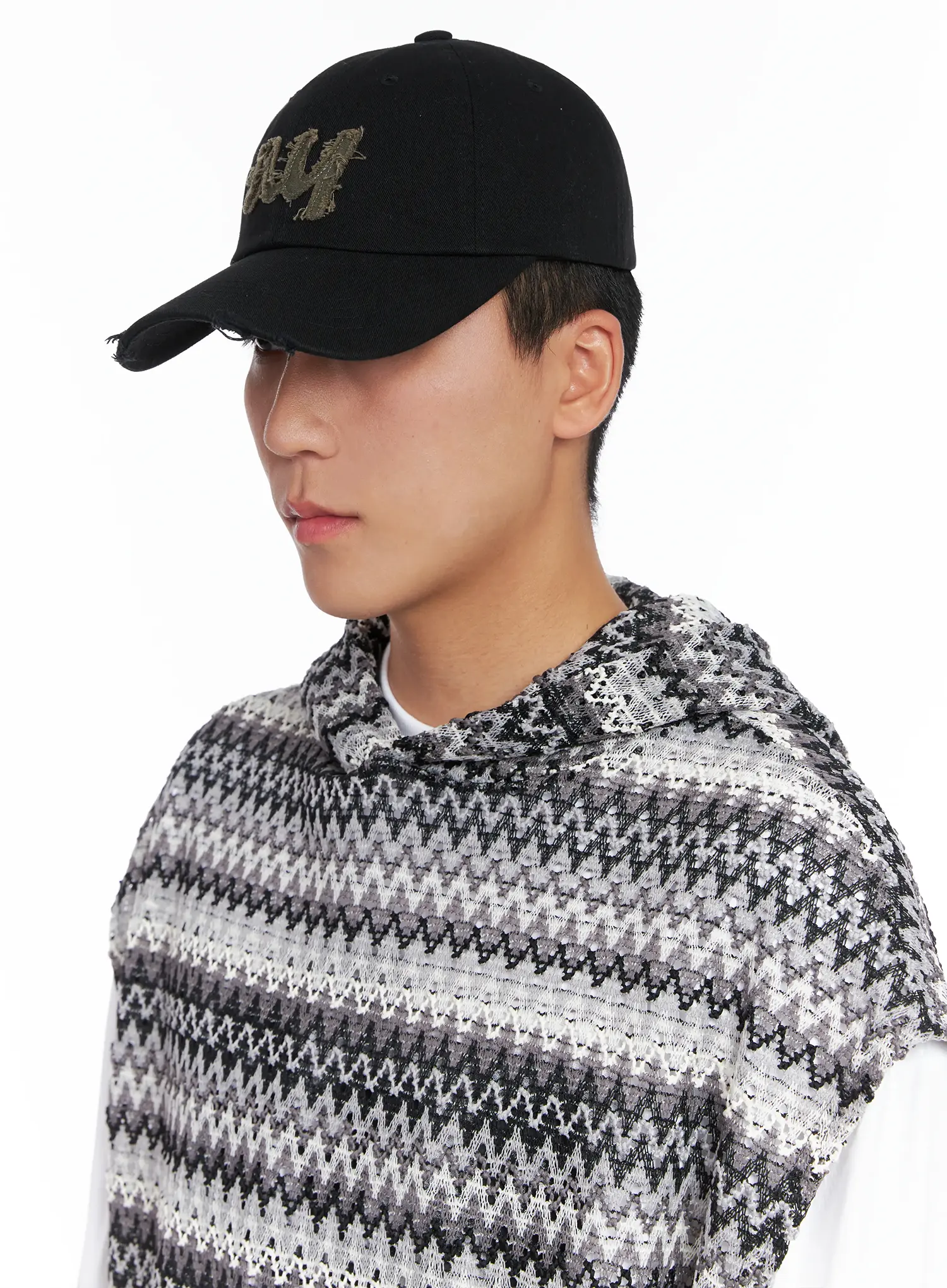 Men's NY Distressed Cap IG529 - Image 5