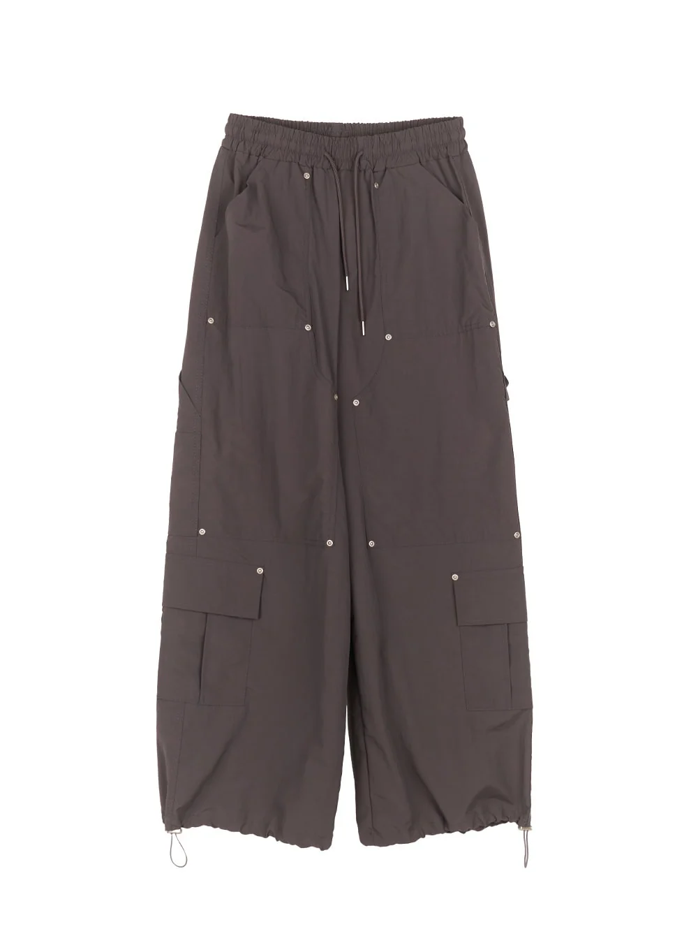 Men's Nylon Wide-Fit Cargo Pants IM517 - Image 13