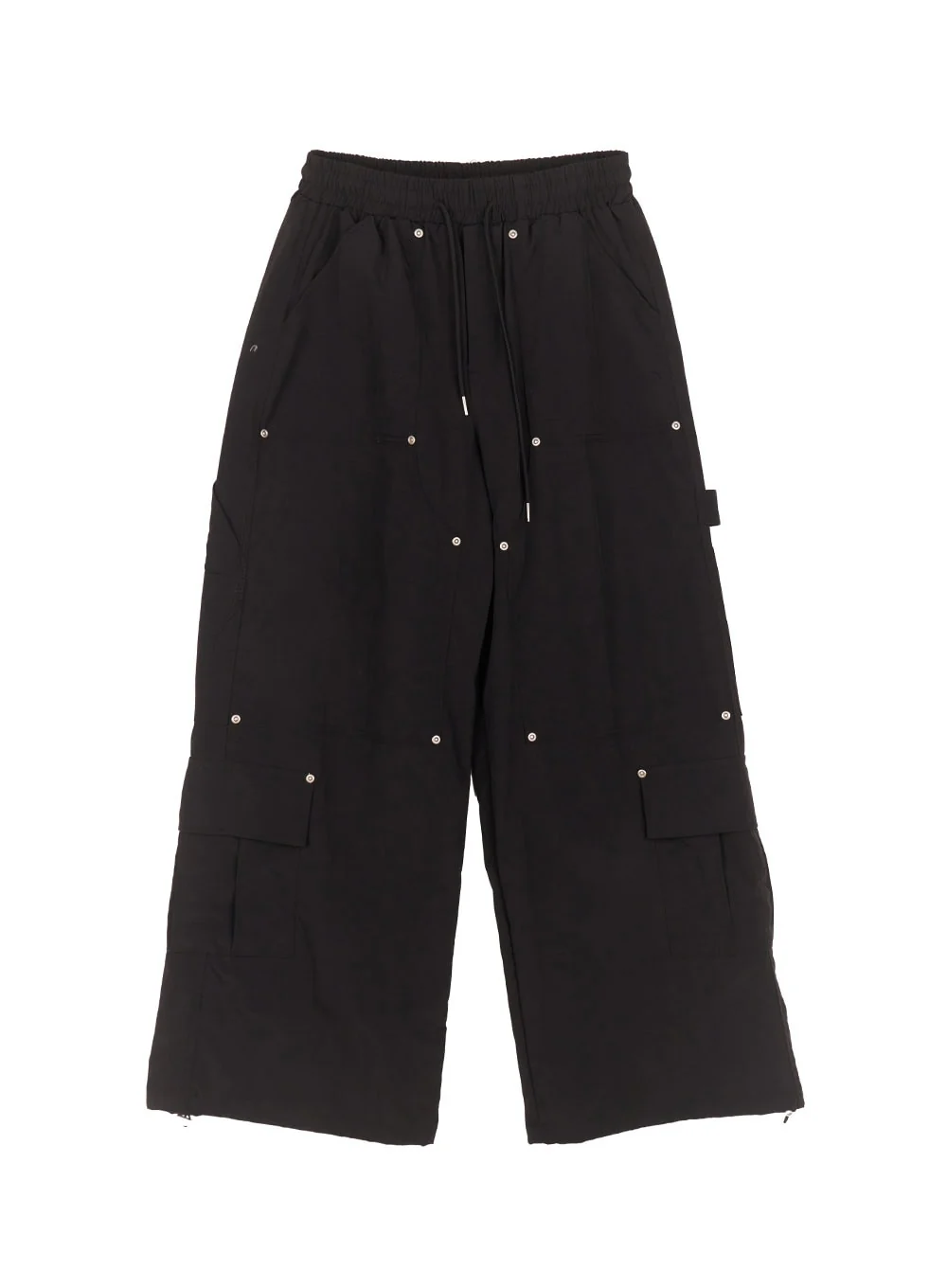 Men's Nylon Wide-Fit Cargo Pants IM517 - Image 15
