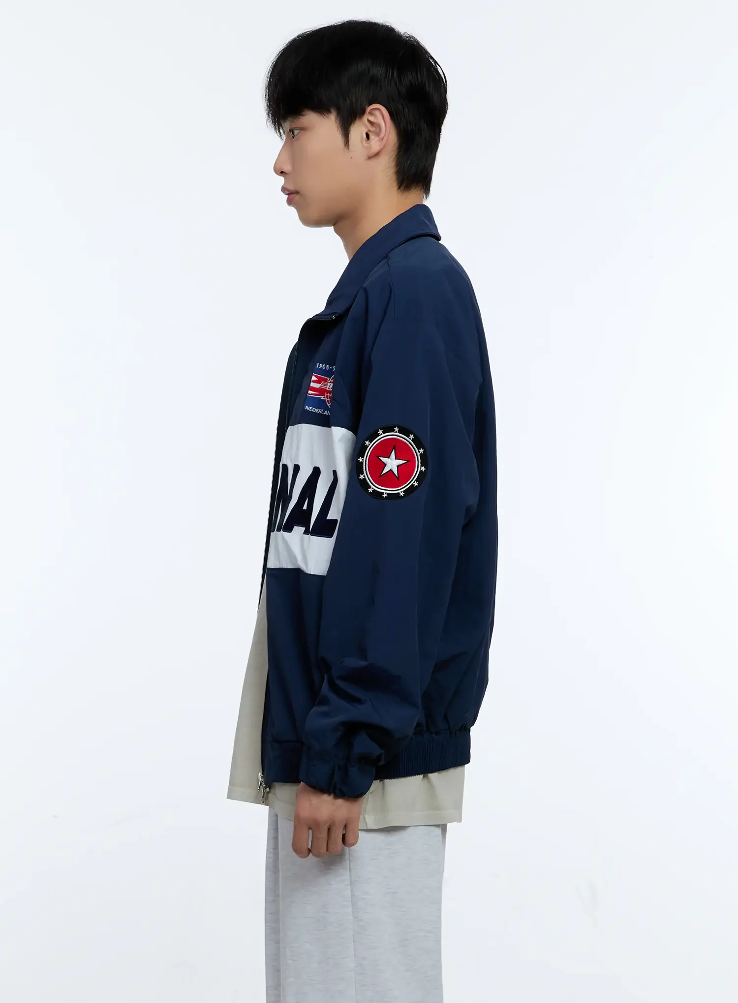 Men's Original Graphic Windbreaker Jacket IG515 - Image 5