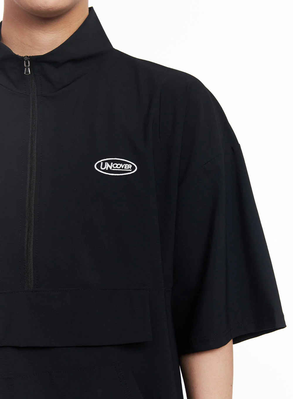 Men's Oversize Half-Zip Windbreaker Top IA525 - Image 4