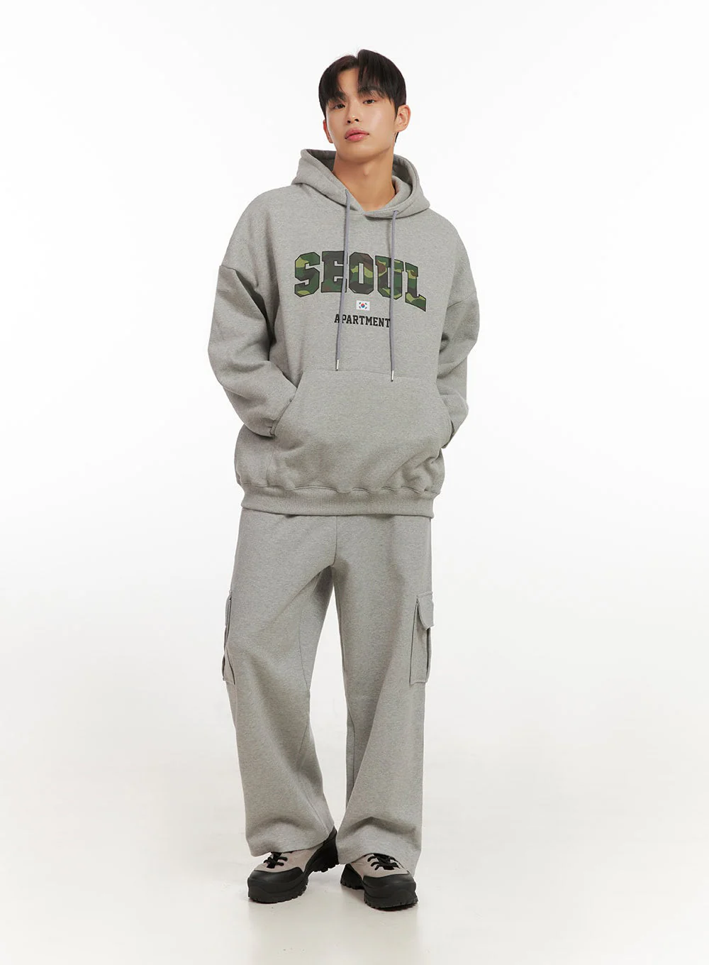 Men's Oversize Printed Hoodie ID413 - Image 2