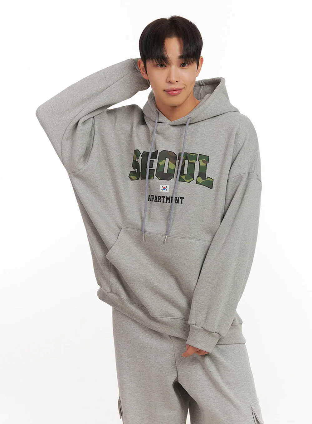 Men's Oversize Printed Hoodie ID413 - Image 3